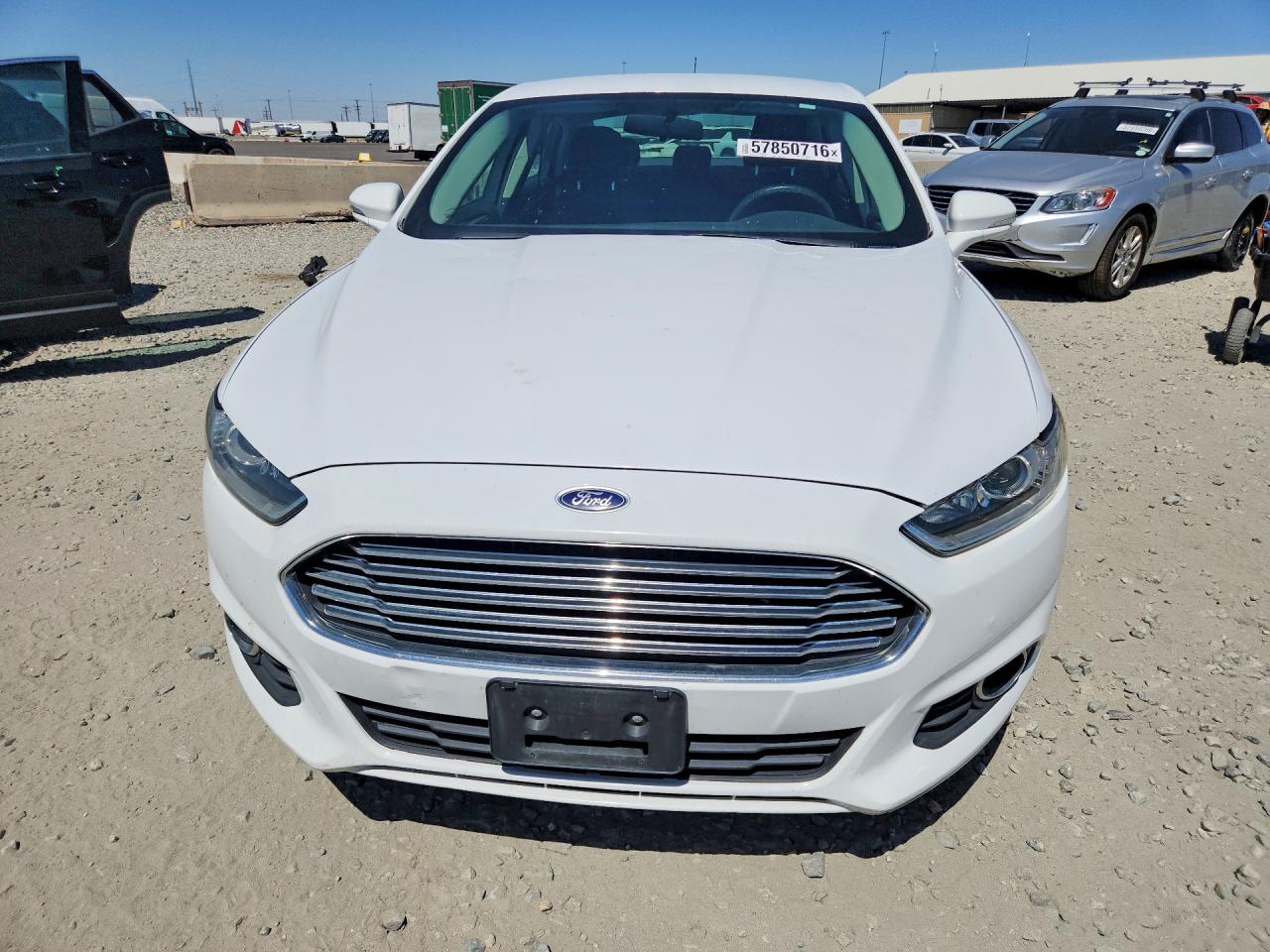 2014 Ford Fusion Se White vin: 3FA6P0HD5ER378115