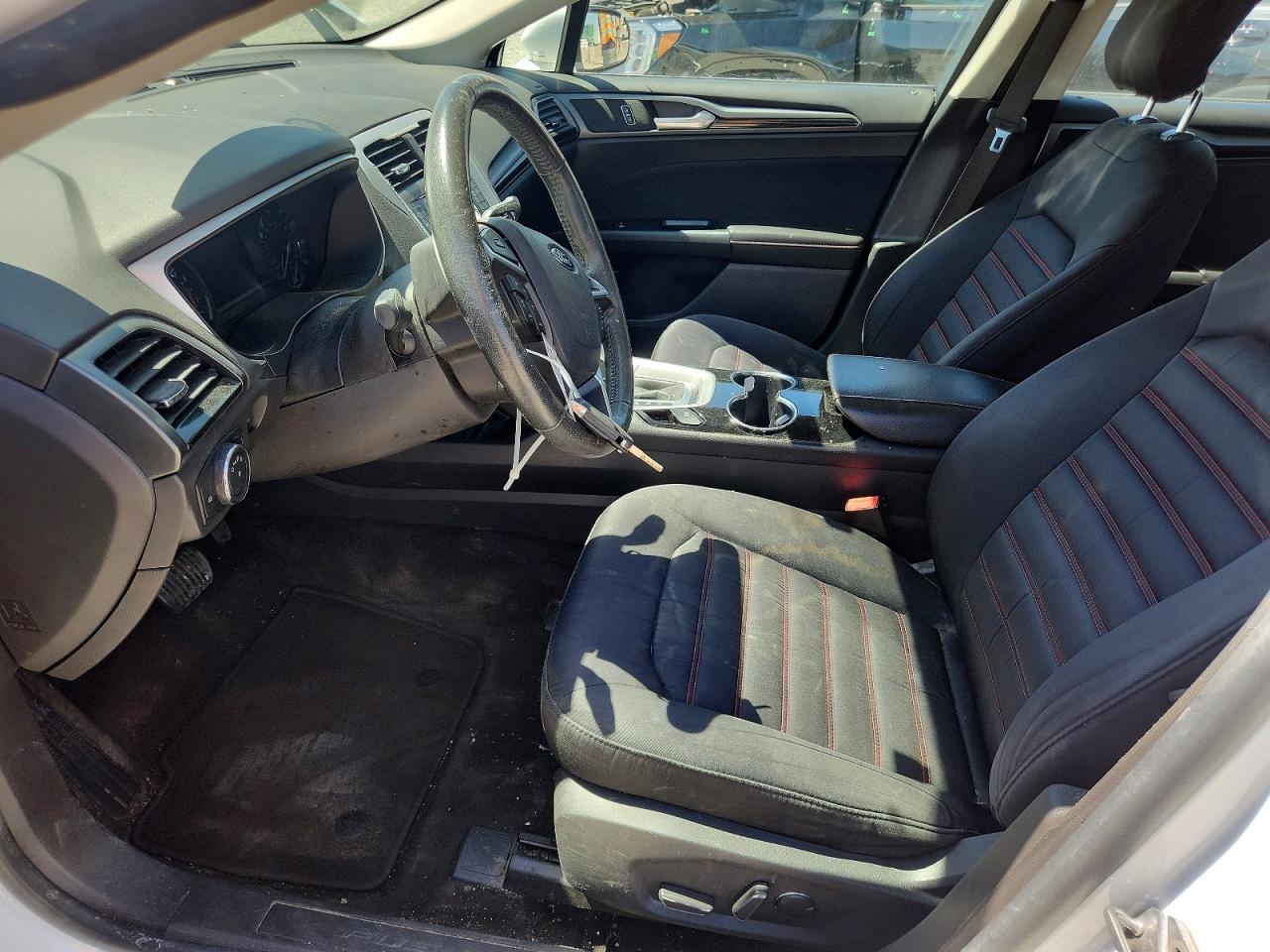 2014 Ford Fusion Se White vin: 3FA6P0HD5ER378115