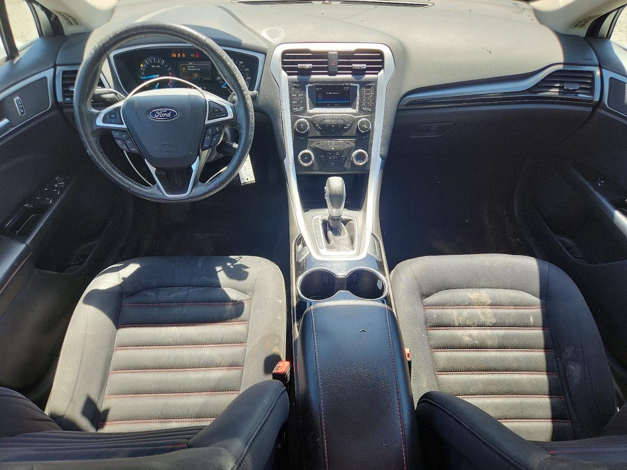 2014 Ford Fusion Se White vin: 3FA6P0HD5ER378115