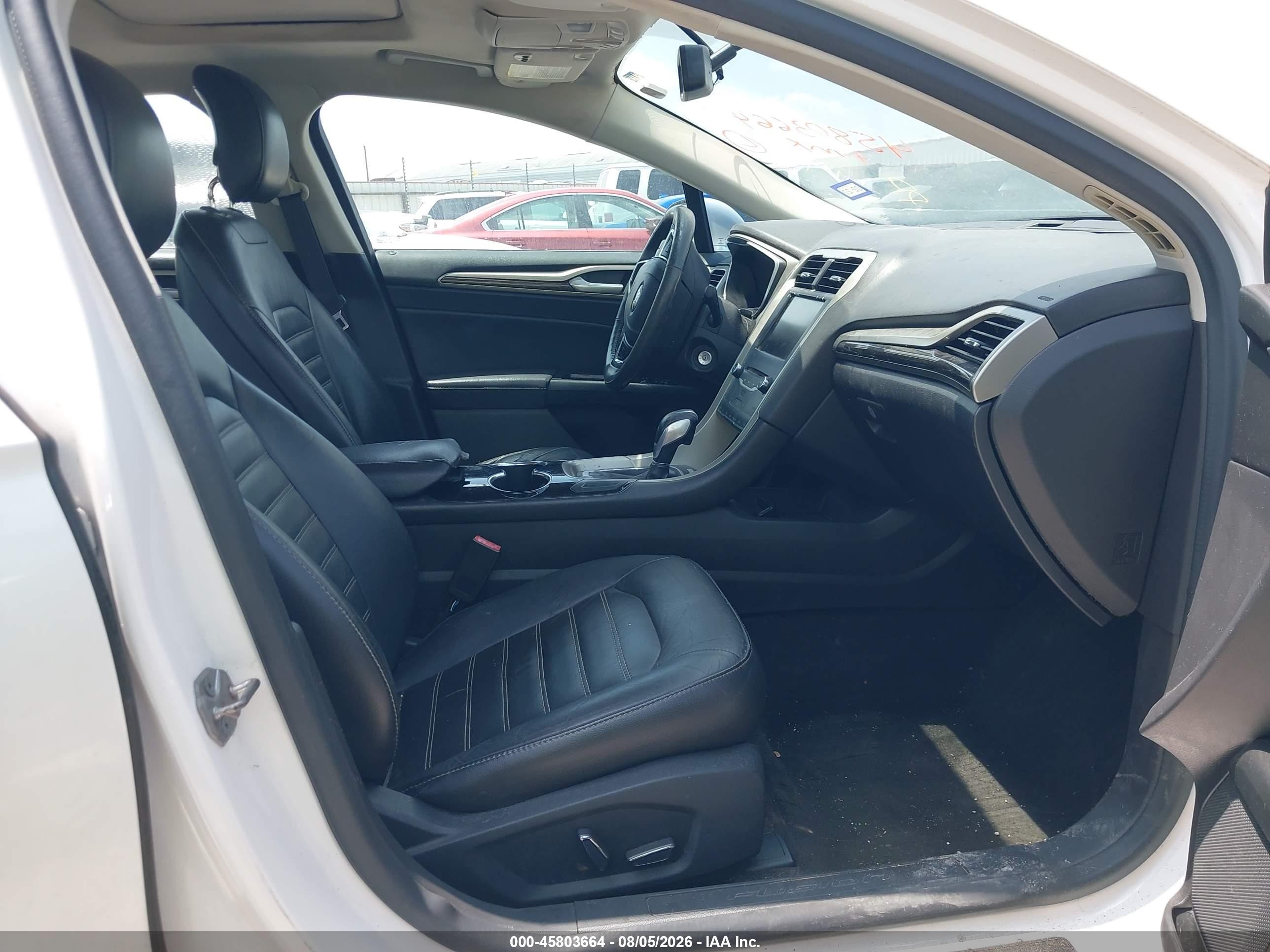 2014 Ford Fusion Se White vin: 3FA6P0HD5ER391172