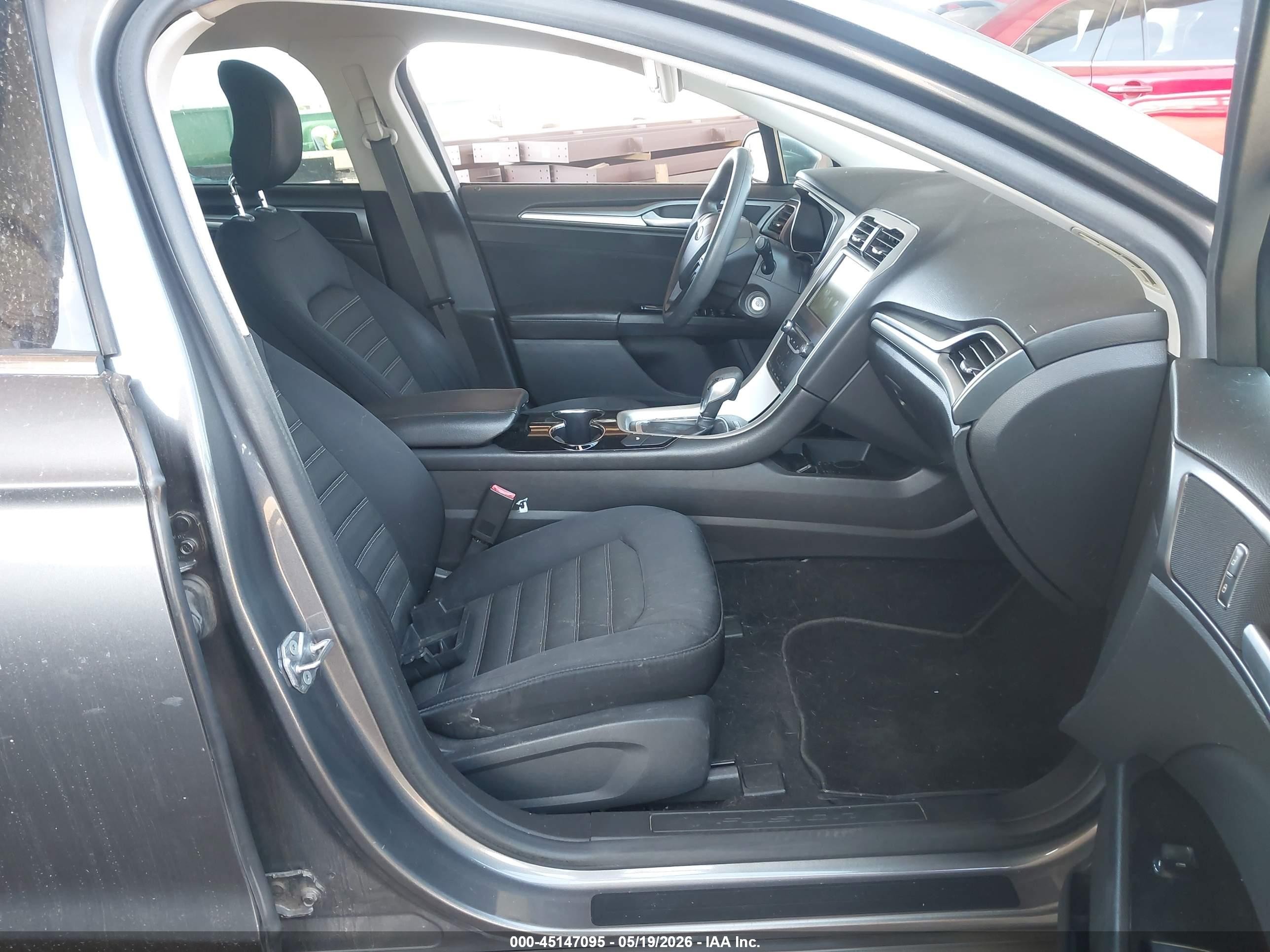 2014 Ford Fusion Se Gray vin: 3FA6P0HD5ER398137