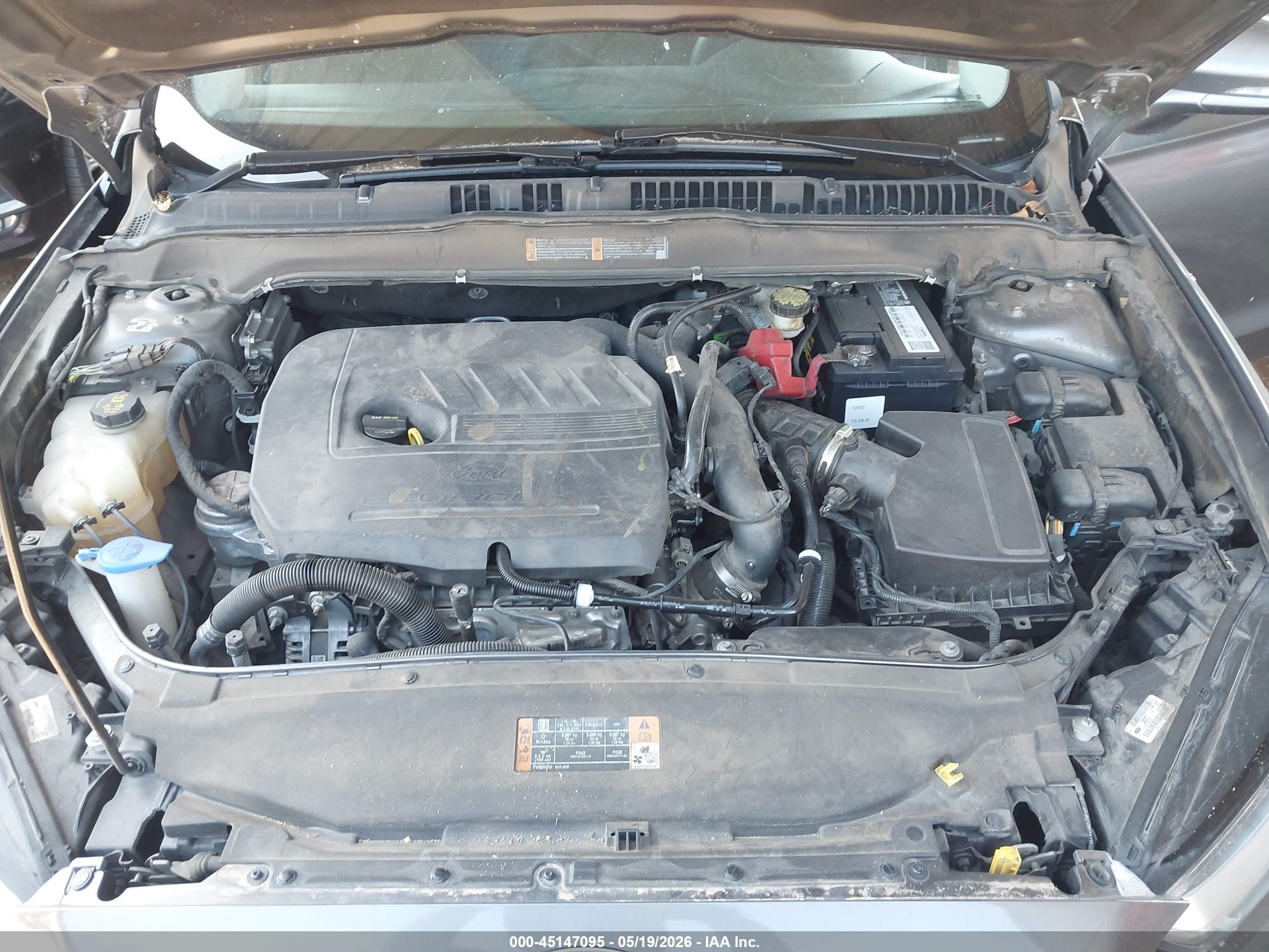 2014 Ford Fusion Se Gray vin: 3FA6P0HD5ER398137