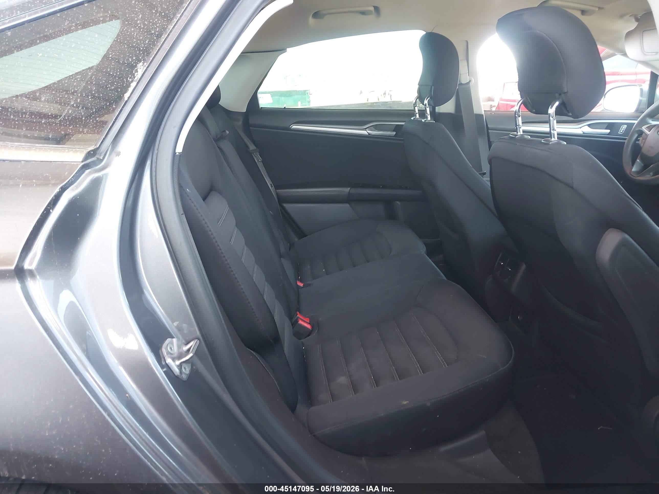 2014 Ford Fusion Se Gray vin: 3FA6P0HD5ER398137