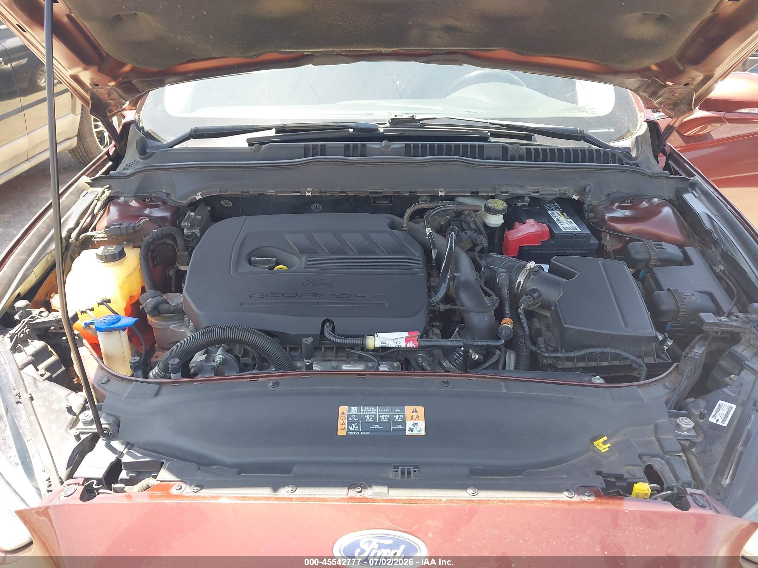 2015 Ford Fusion Se Burgundy vin: 3FA6P0HD5FR104074