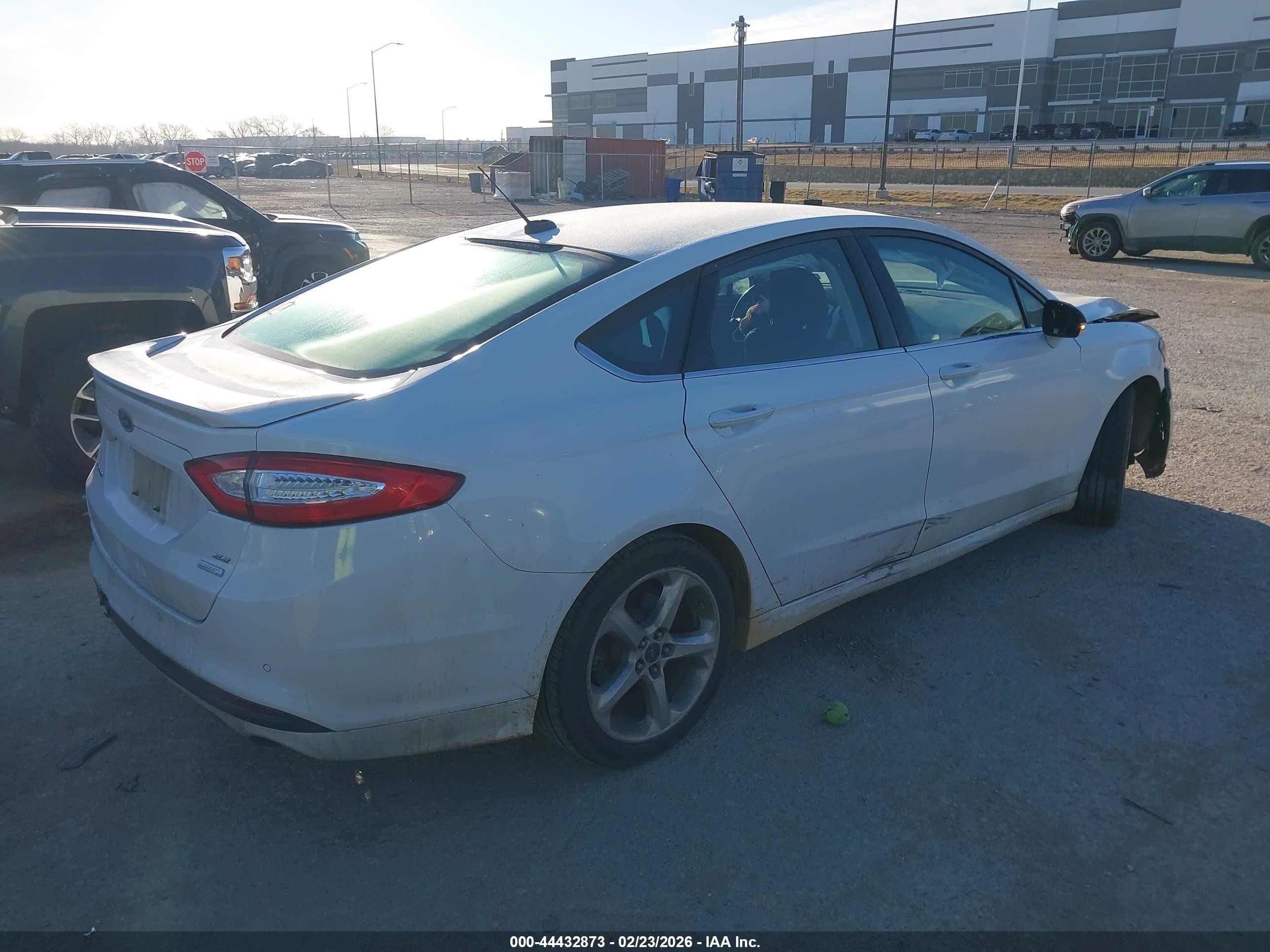 2015 Ford Fusion Se White vin: 3FA6P0HD5FR126849