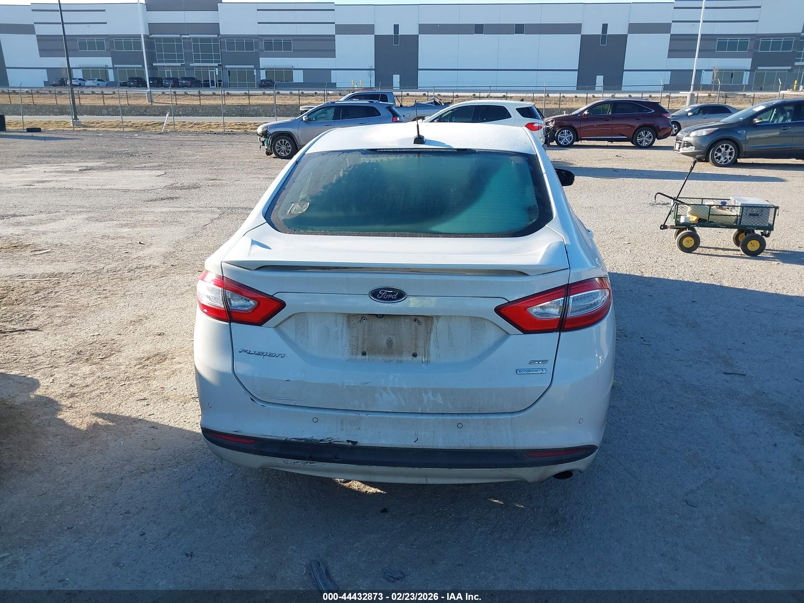 2015 Ford Fusion Se White vin: 3FA6P0HD5FR126849