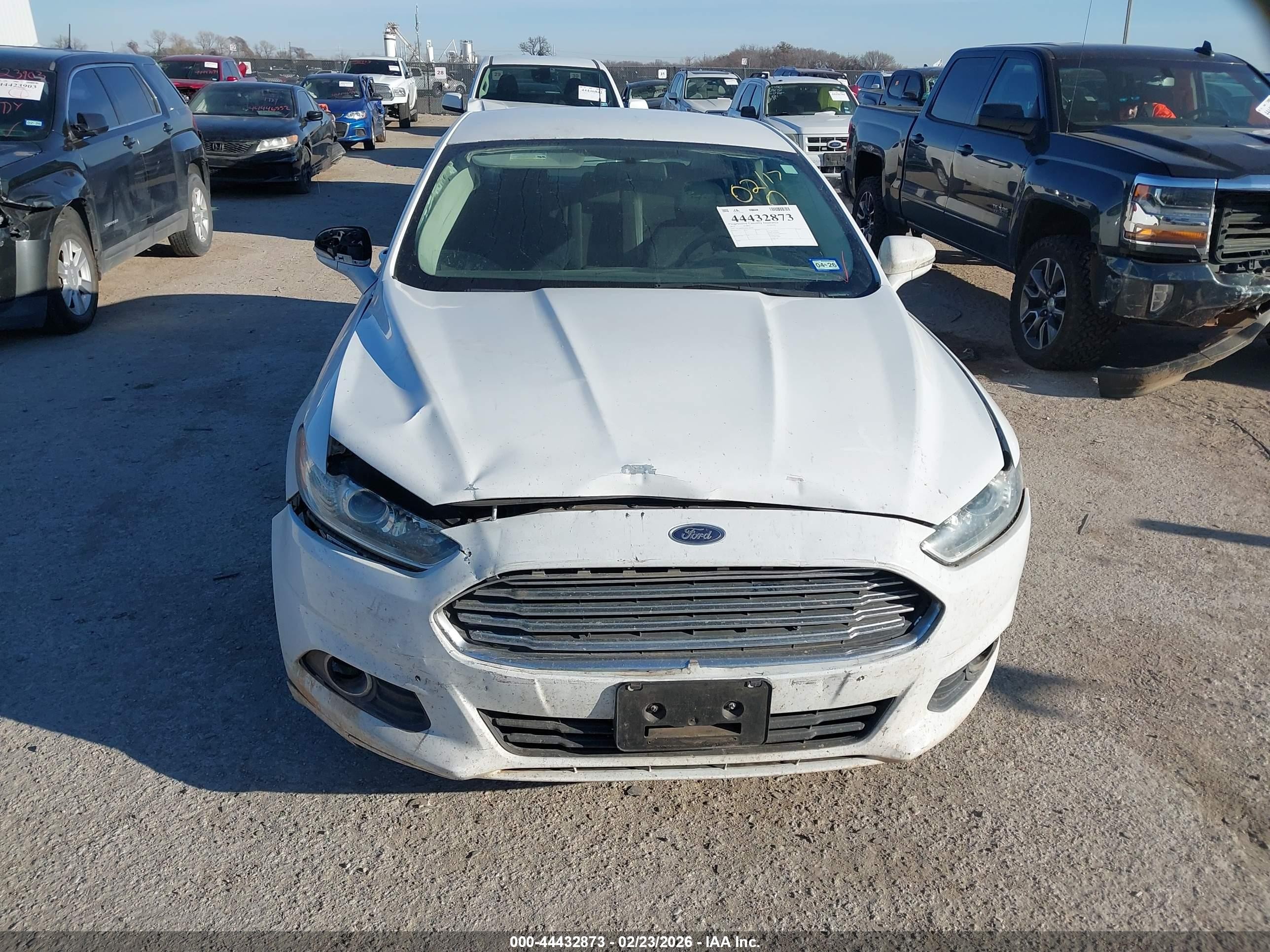 2015 Ford Fusion Se White vin: 3FA6P0HD5FR126849