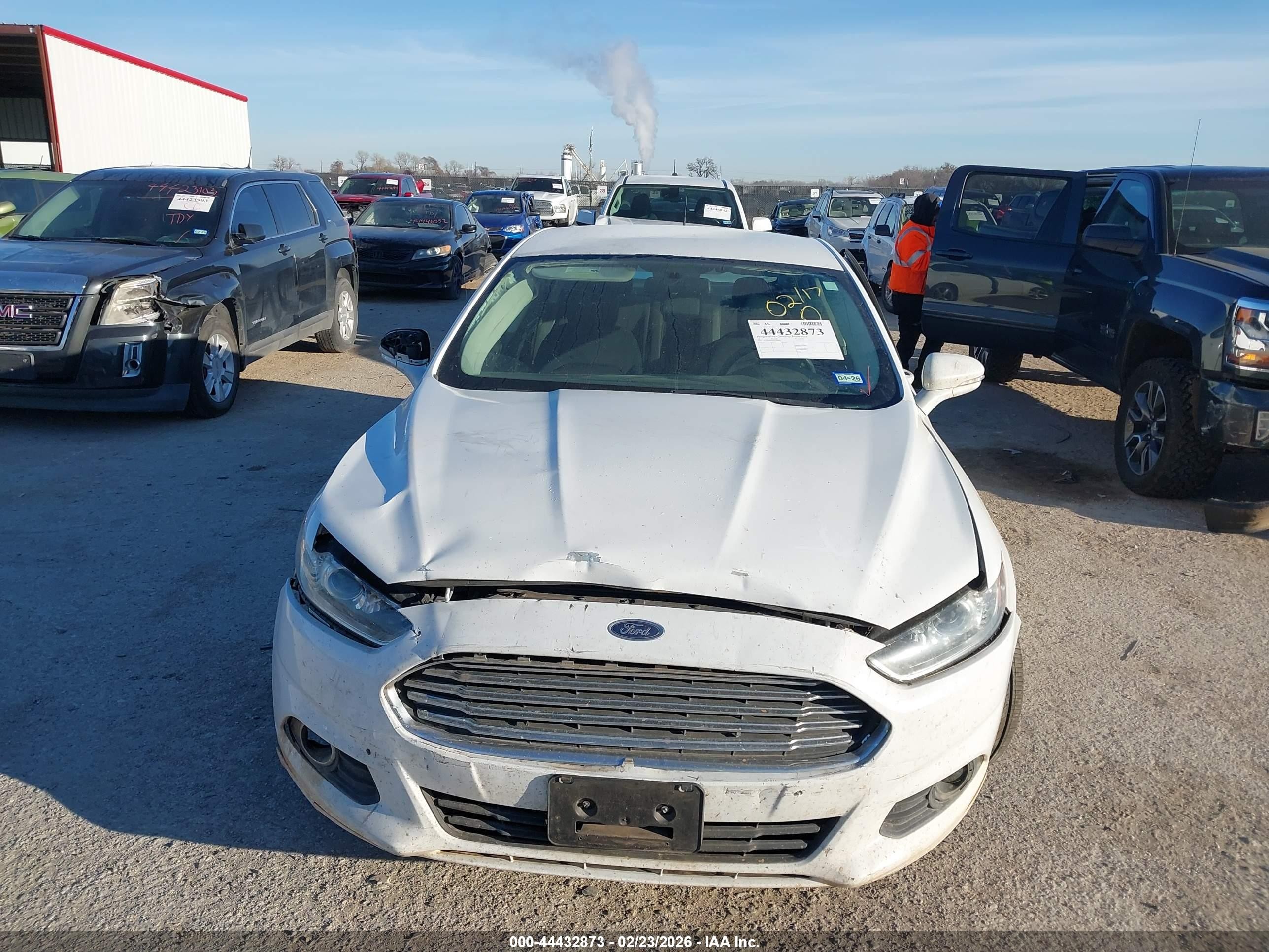 2015 Ford Fusion Se White vin: 3FA6P0HD5FR126849