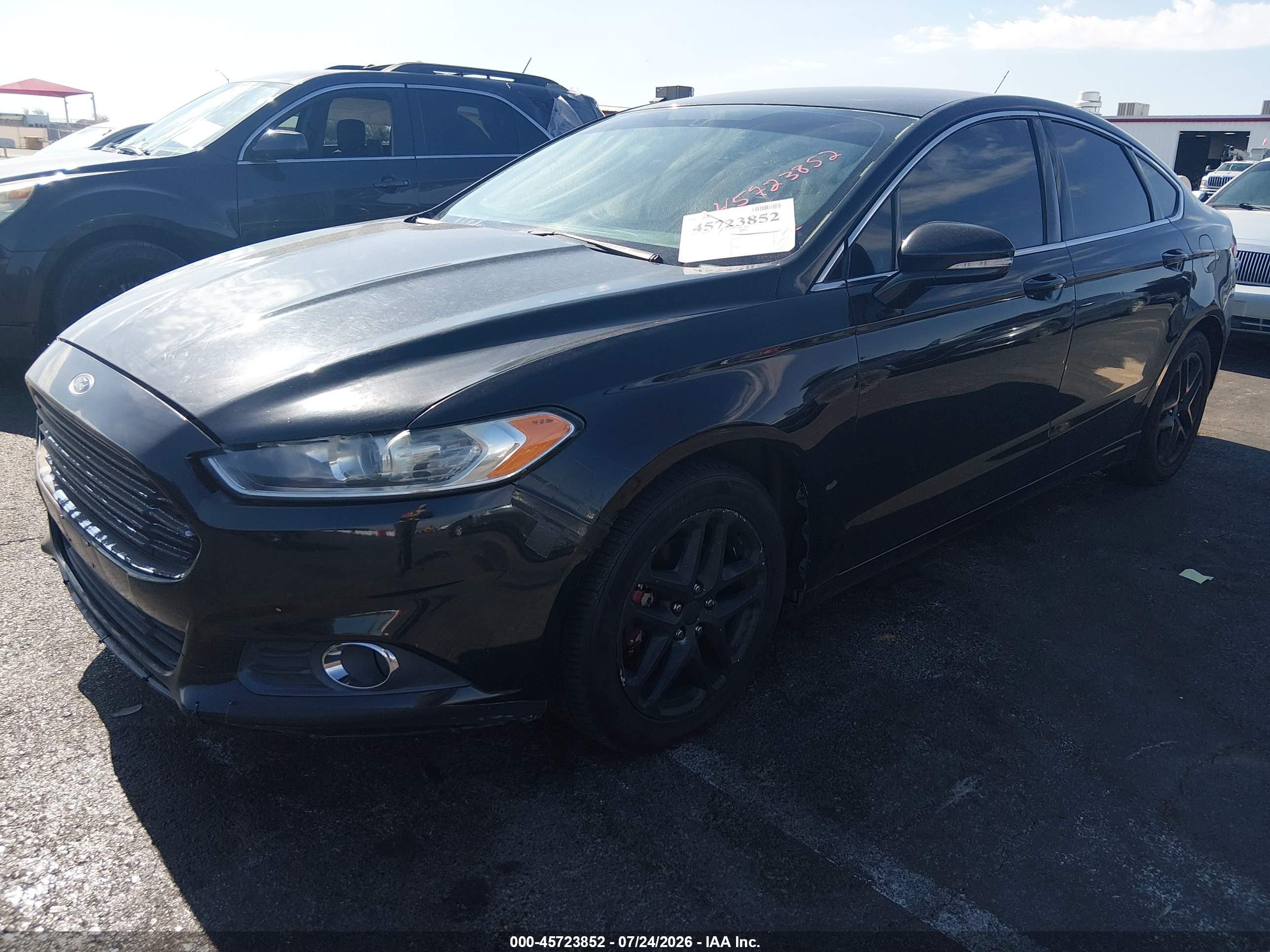 2015 Ford Fusion Se Черный vin: 3FA6P0HD5FR129525