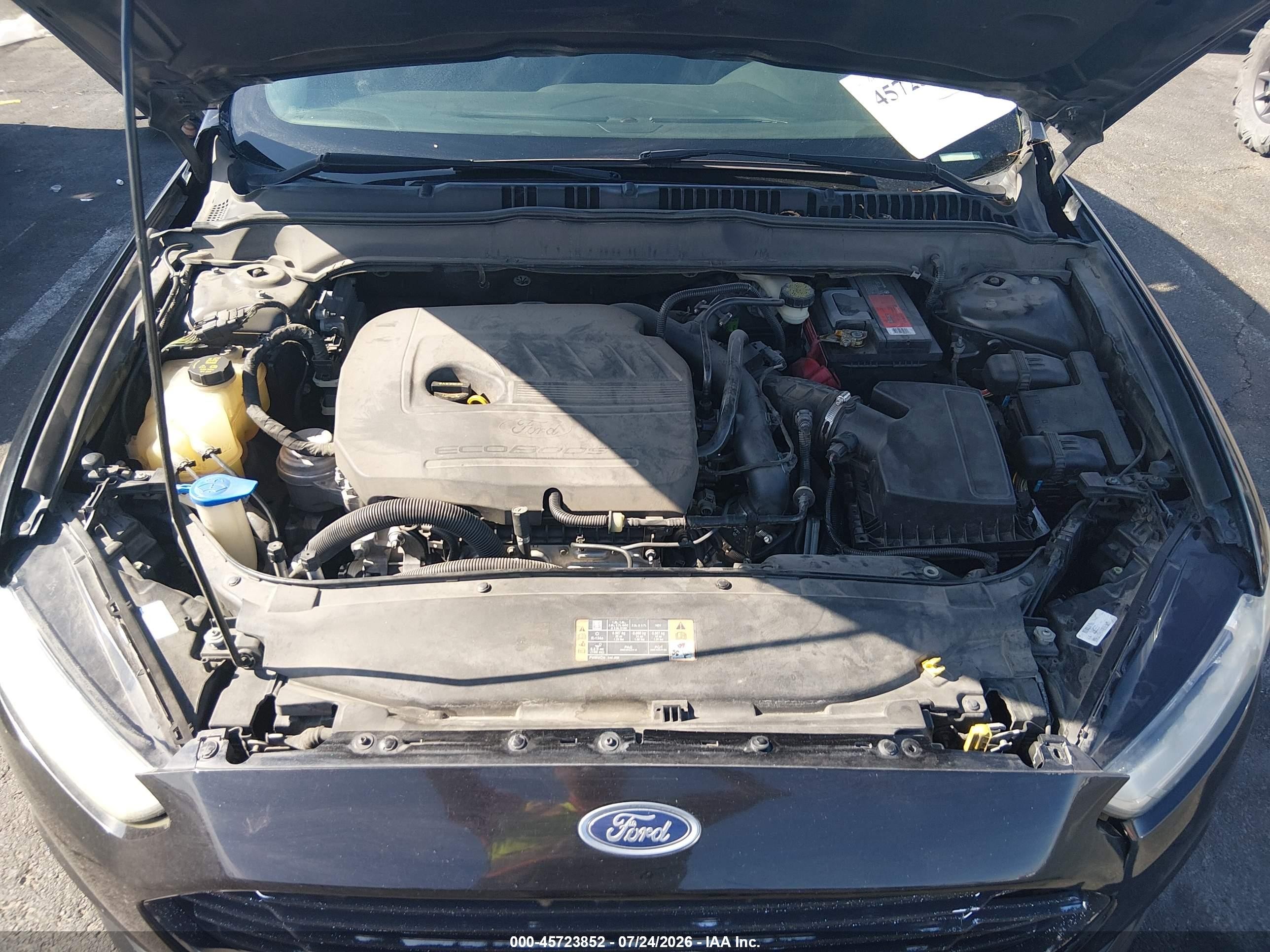 2015 Ford Fusion Se Черный vin: 3FA6P0HD5FR129525