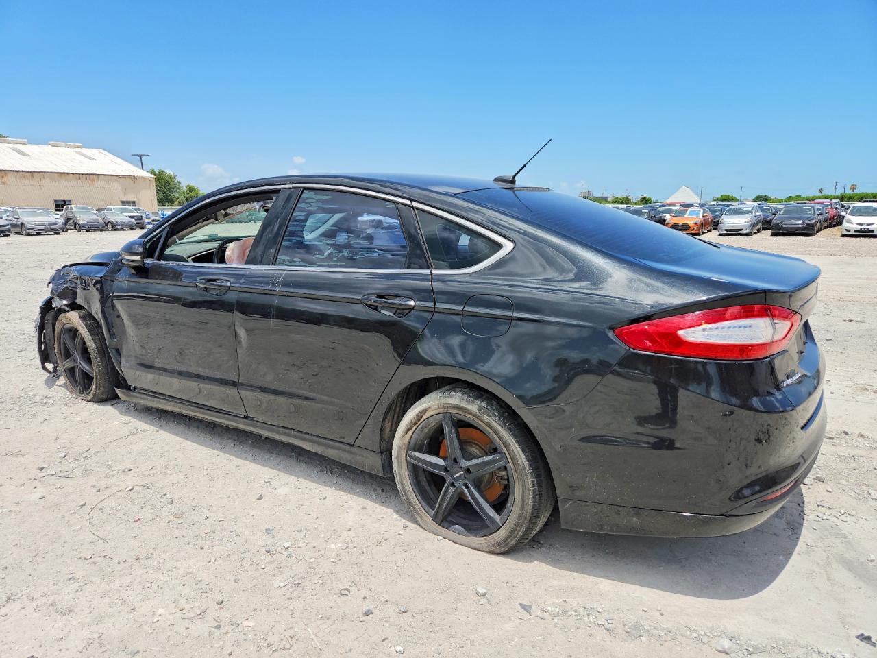 2015 Ford Fusion Se Black vin: 3FA6P0HD5FR130044