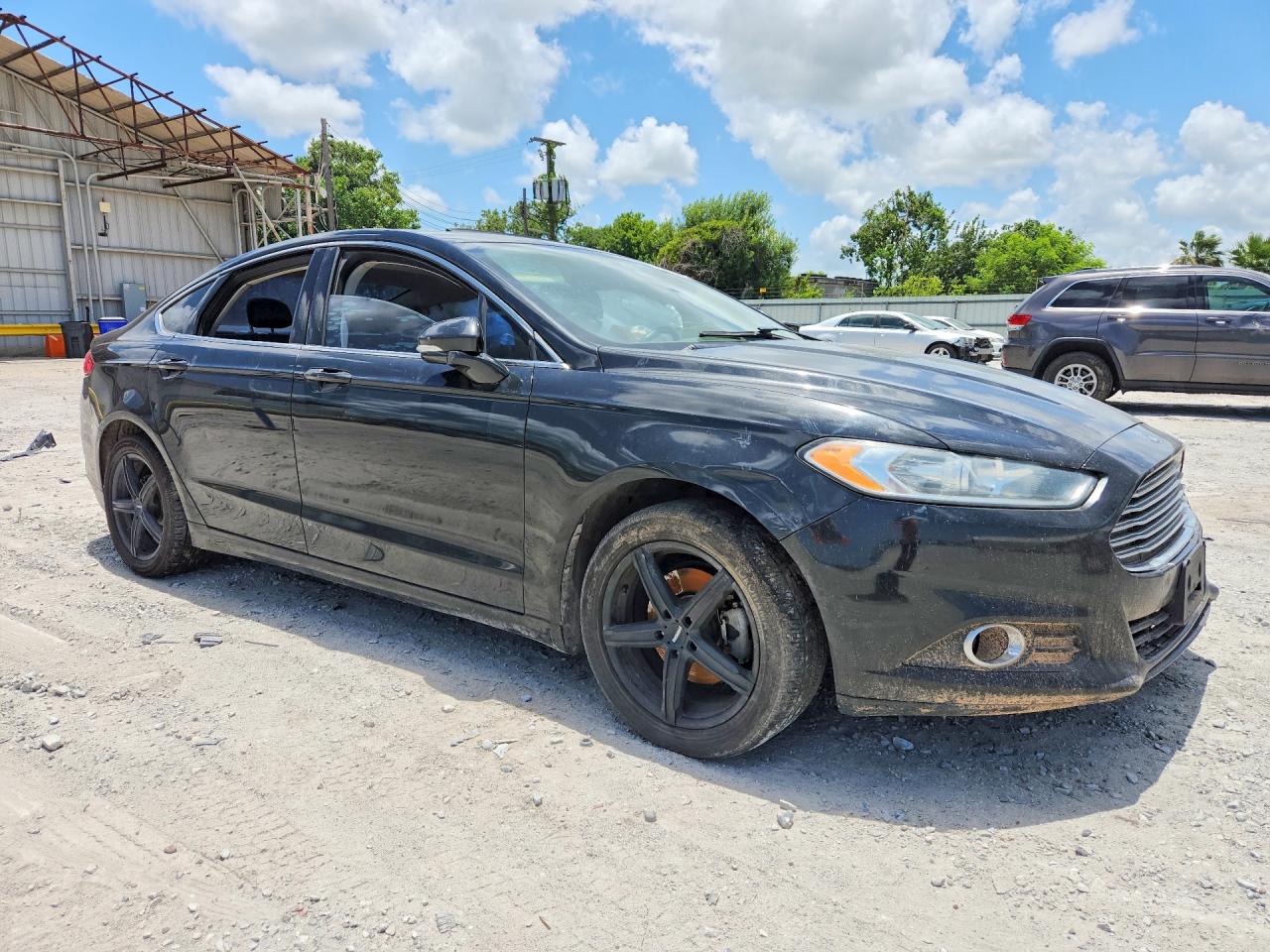 2015 Ford Fusion Se Black vin: 3FA6P0HD5FR130044