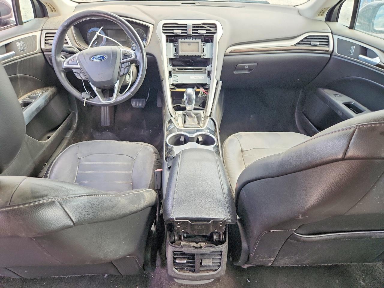 2015 Ford Fusion Se Gray vin: 3FA6P0HD5FR137687