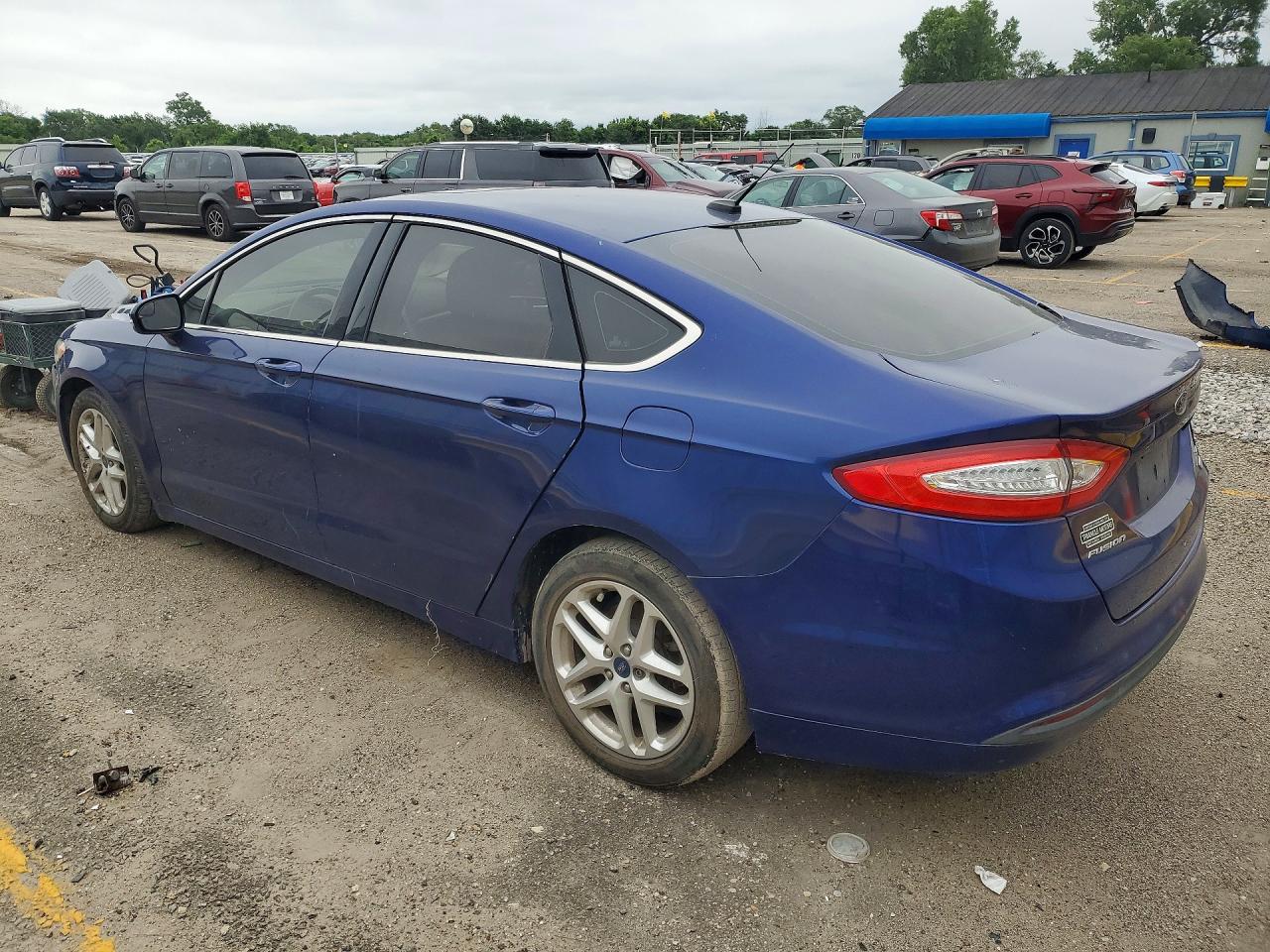 2015 Ford Fusion Se Blue vin: 3FA6P0HD5FR145532