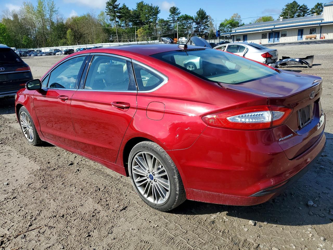 2015 Ford Fusion Se Red vin: 3FA6P0HD5FR156238