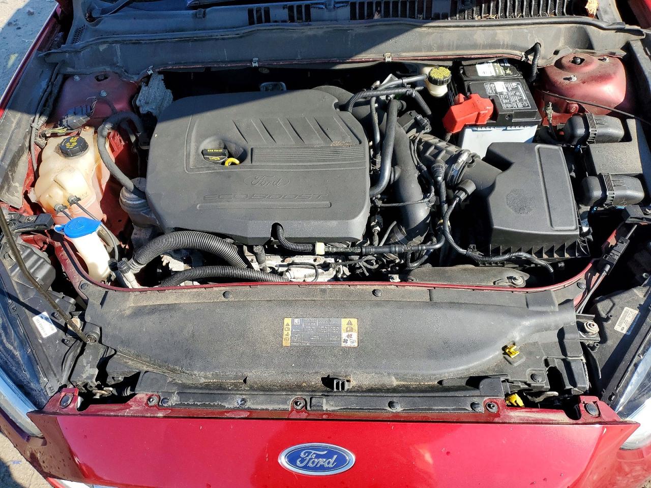 2015 Ford Fusion Se Red vin: 3FA6P0HD5FR156238