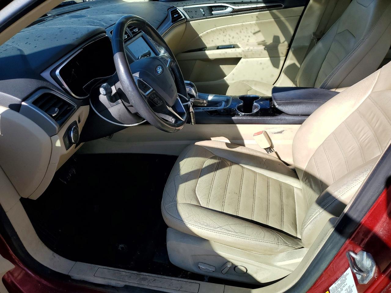 2015 Ford Fusion Se Red vin: 3FA6P0HD5FR156238
