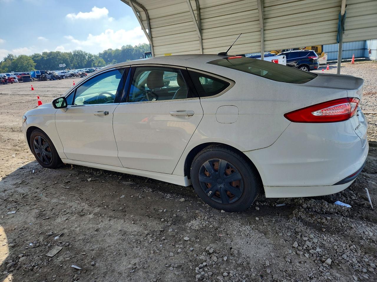 2015 Ford Fusion Se White vin: 3FA6P0HD5FR180975