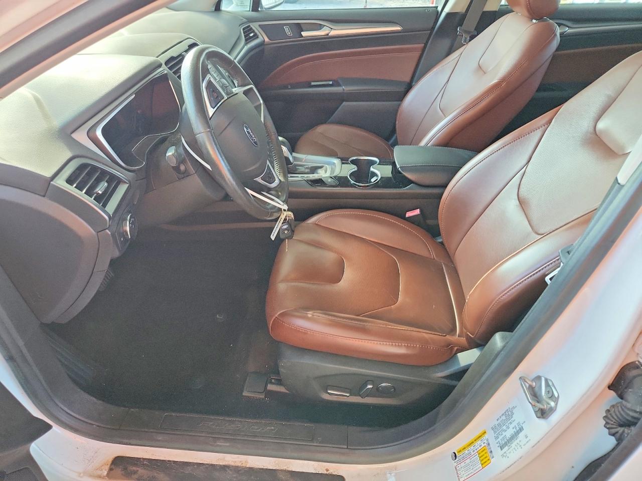 2015 Ford Fusion Se White vin: 3FA6P0HD5FR180975