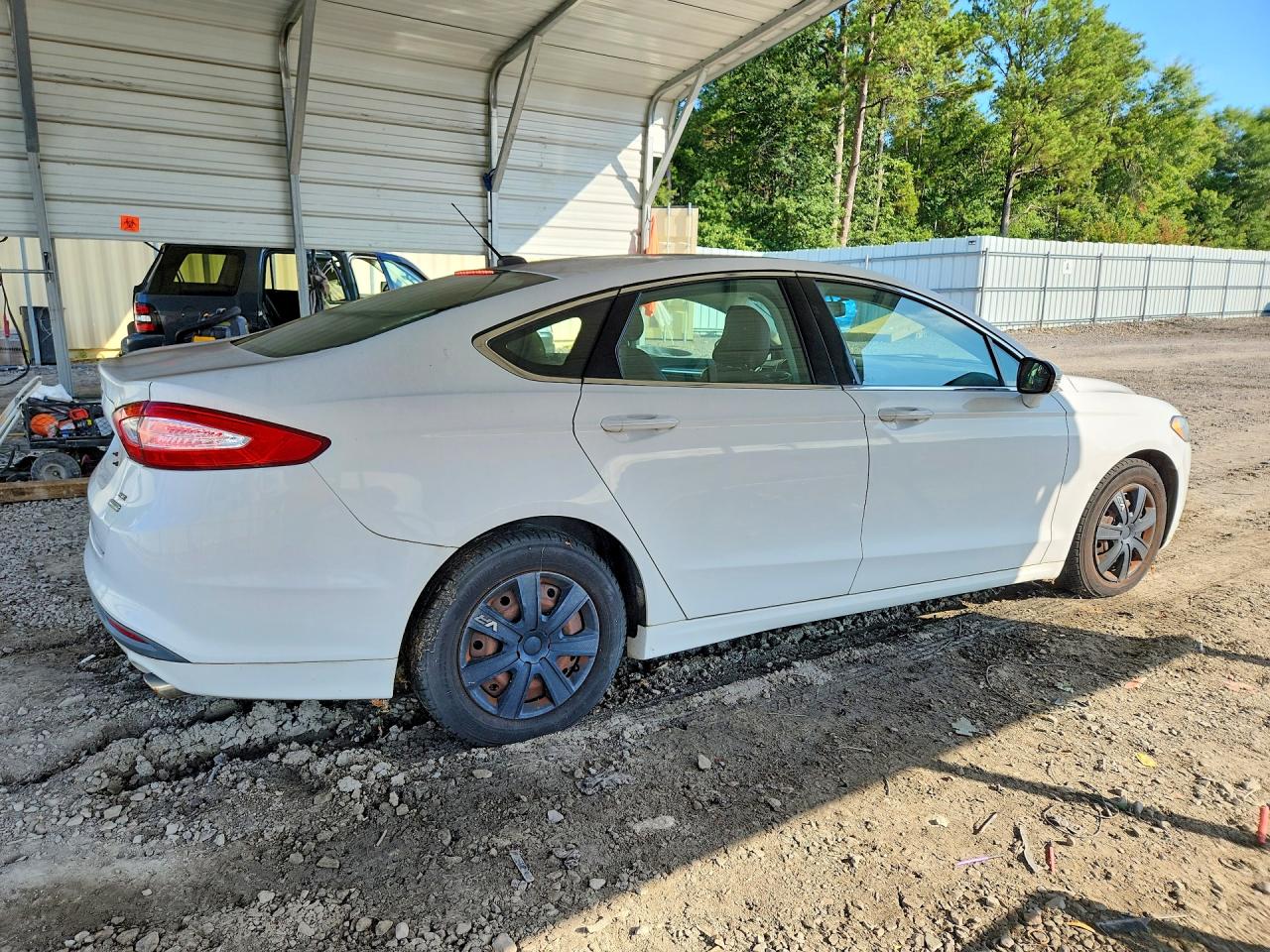 2015 Ford Fusion Se White vin: 3FA6P0HD5FR180975