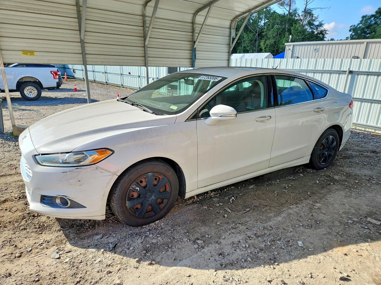 2015 Ford Fusion Se White vin: 3FA6P0HD5FR180975