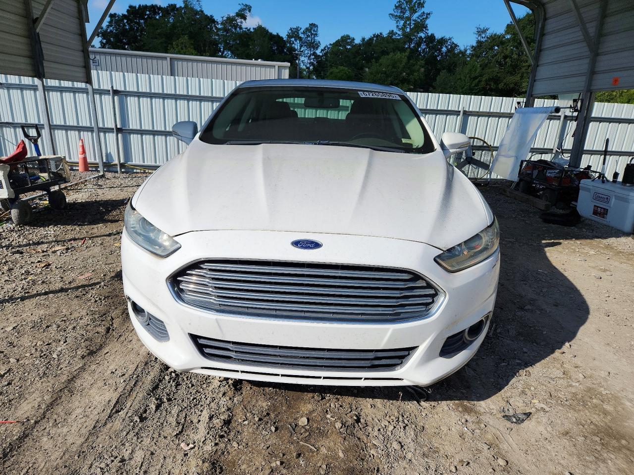 2015 Ford Fusion Se White vin: 3FA6P0HD5FR180975