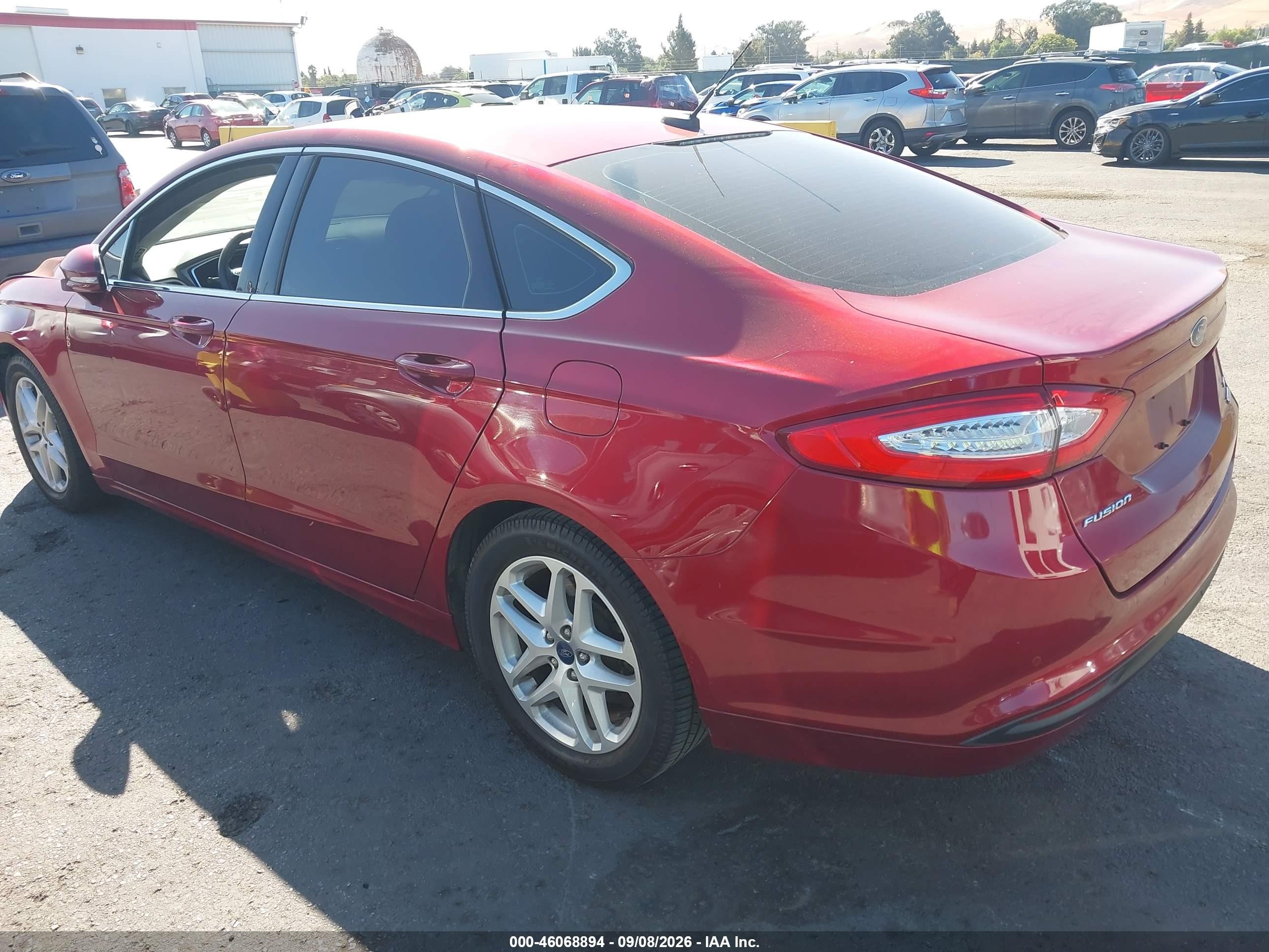 2015 Ford Fusion Se Red vin: 3FA6P0HD5FR226921