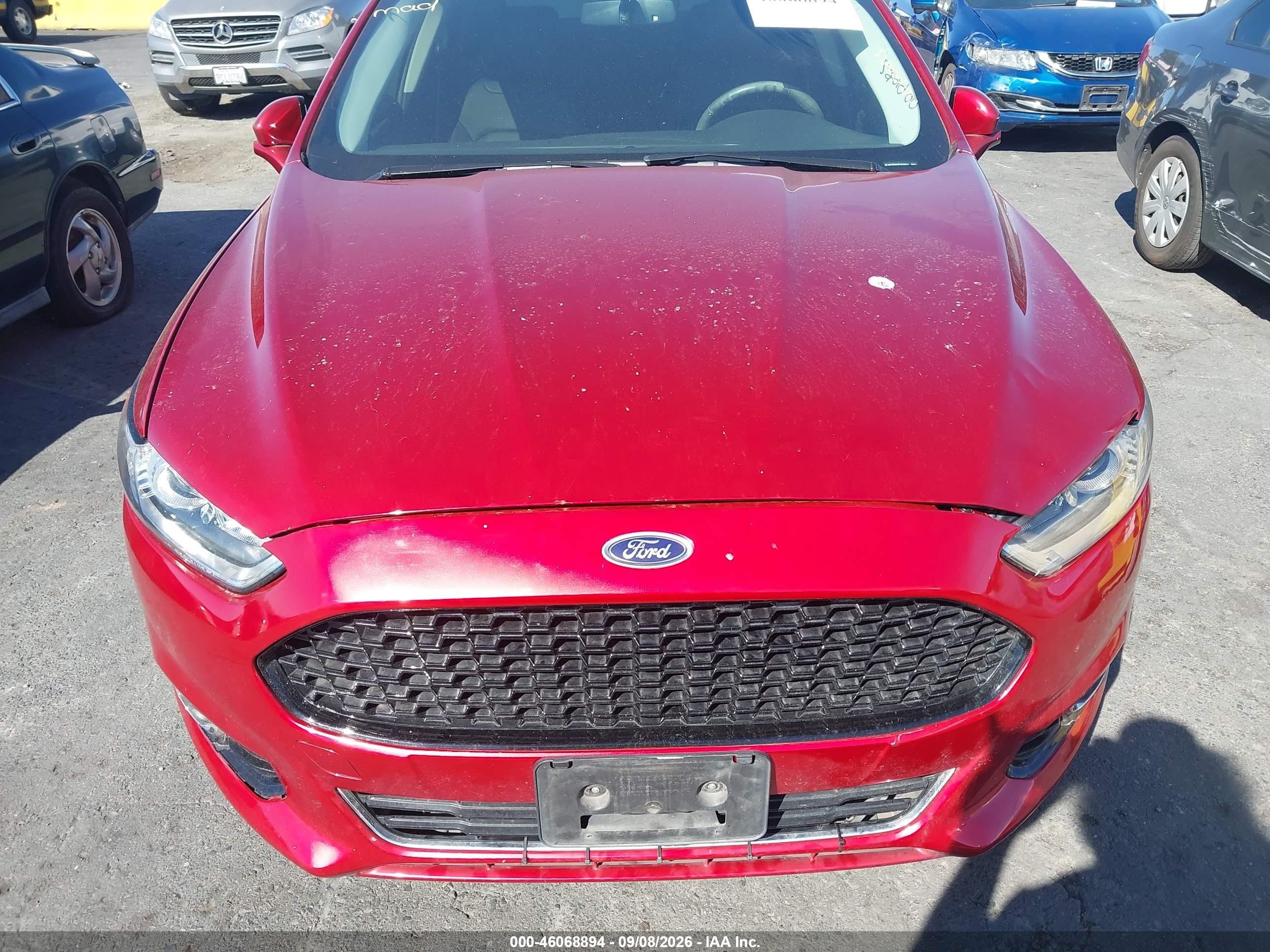 2015 Ford Fusion Se Red vin: 3FA6P0HD5FR226921