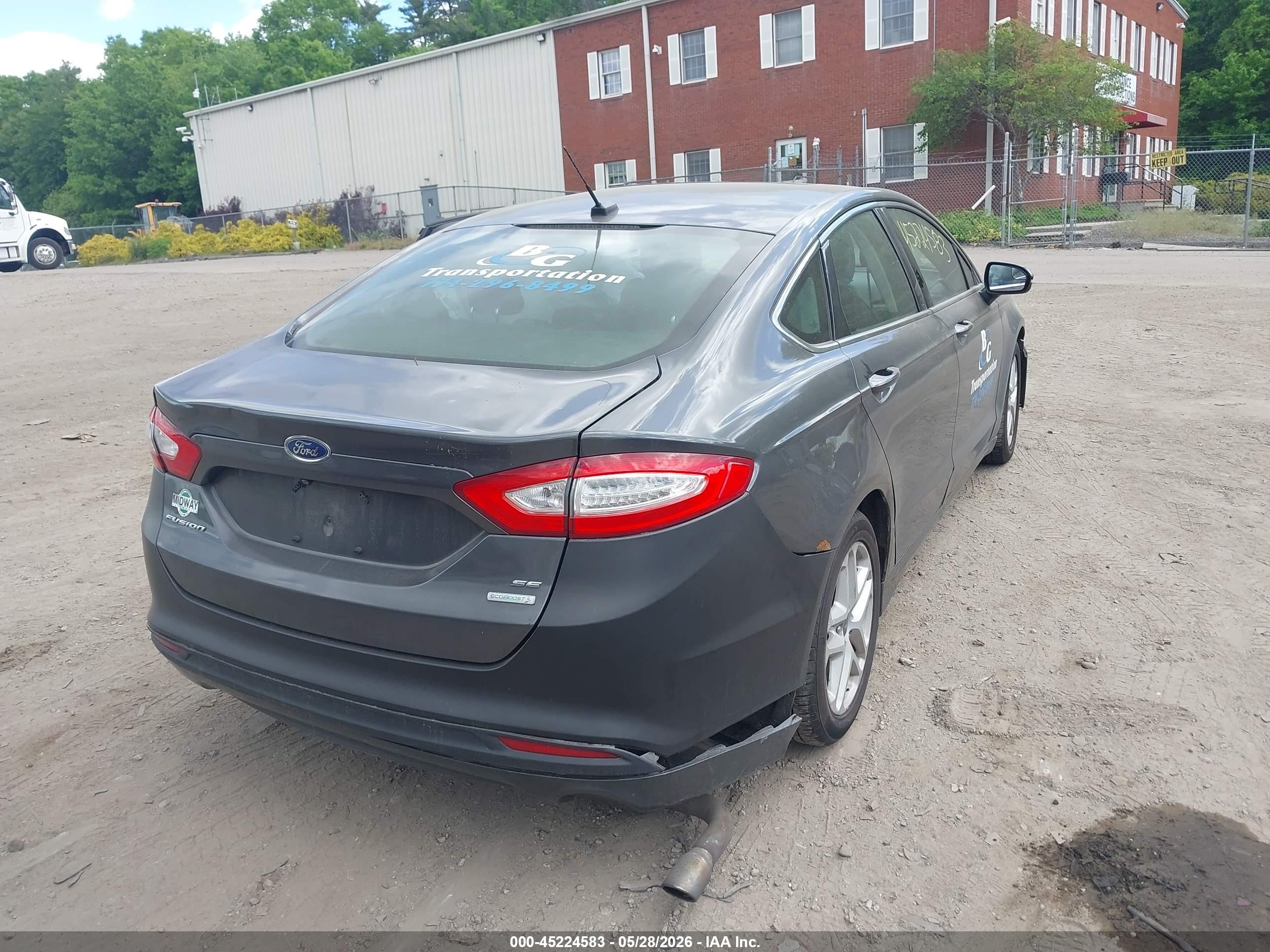 2015 Ford Fusion Se Серый vin: 3FA6P0HD5FR227647