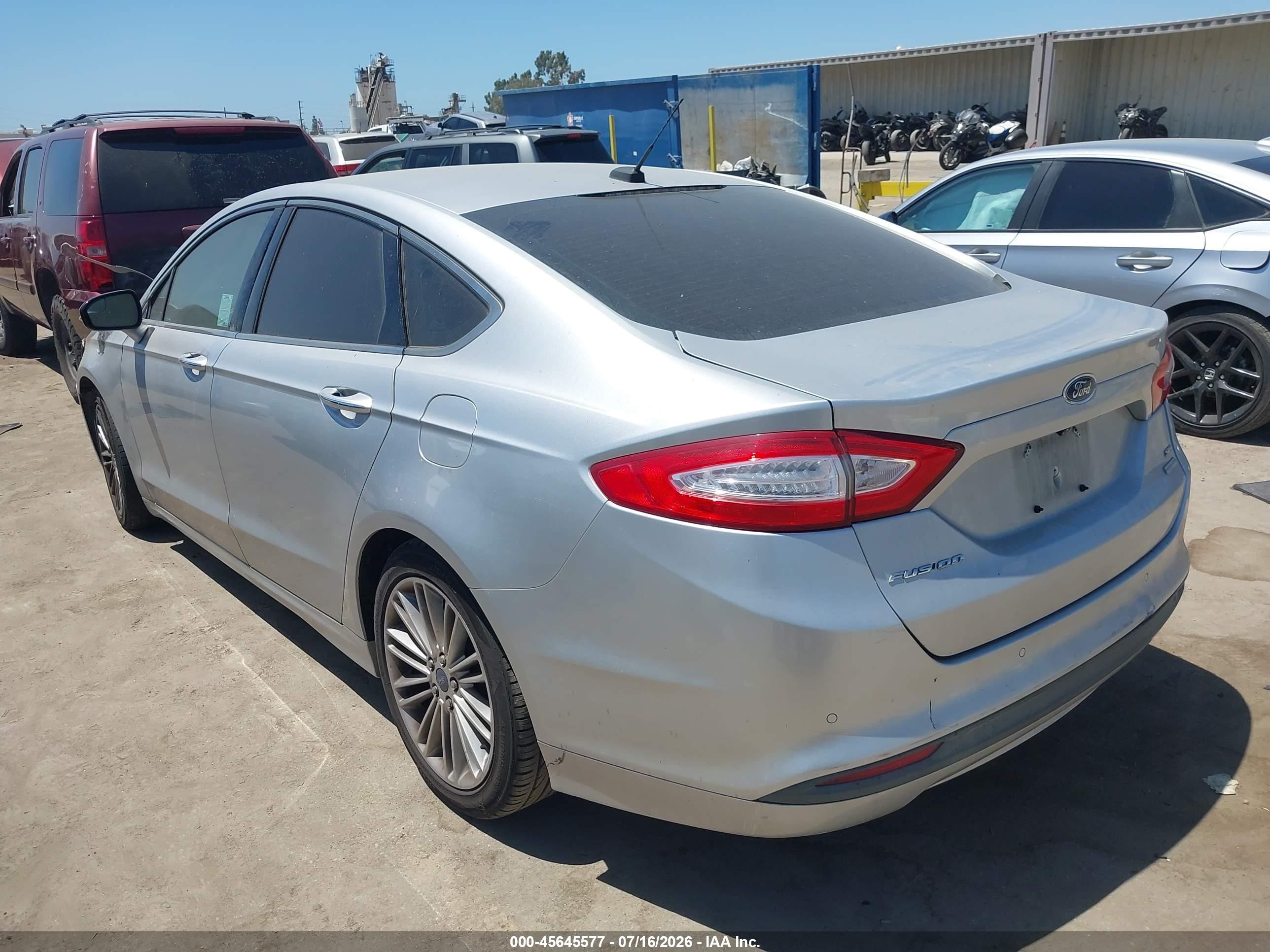 2015 Ford Fusion Se Gray vin: 3FA6P0HD5FR257800