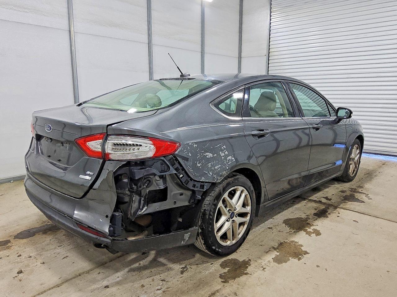 2015 Ford Fusion Se Серый vin: 3FA6P0HD5FR273284