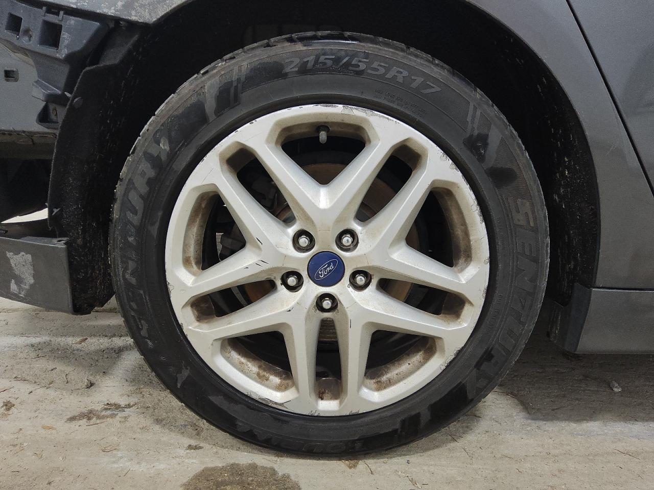 2015 Ford Fusion Se Серый vin: 3FA6P0HD5FR273284 Damage: Right Rear Wheel, Curb Rash, > 12 Inches