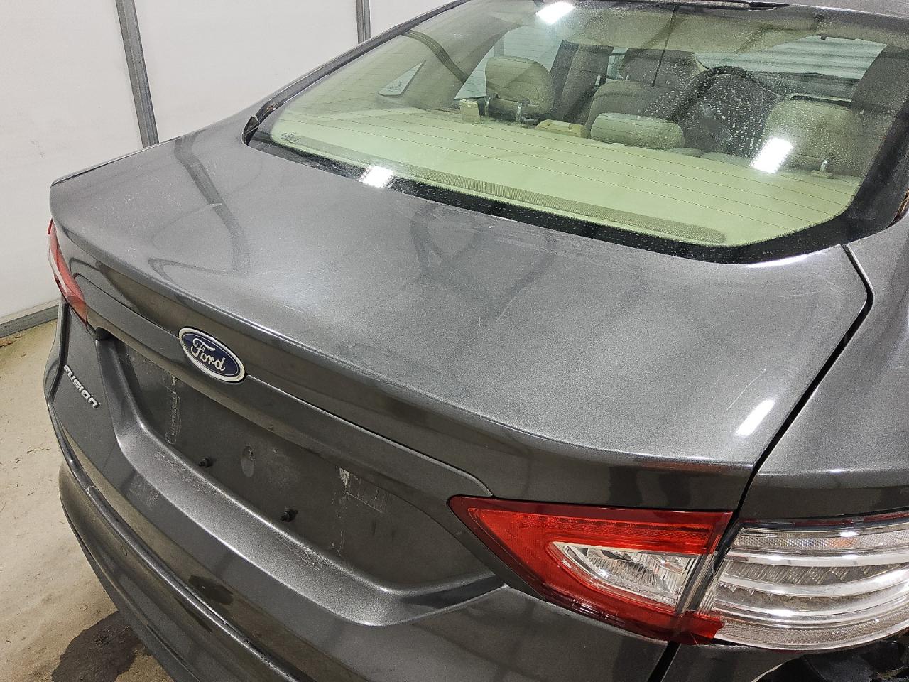 2015 Ford Fusion Se Серый vin: 3FA6P0HD5FR273284 Damage: Deck Lid, Heavy Scratch, 4 To 5 Inches