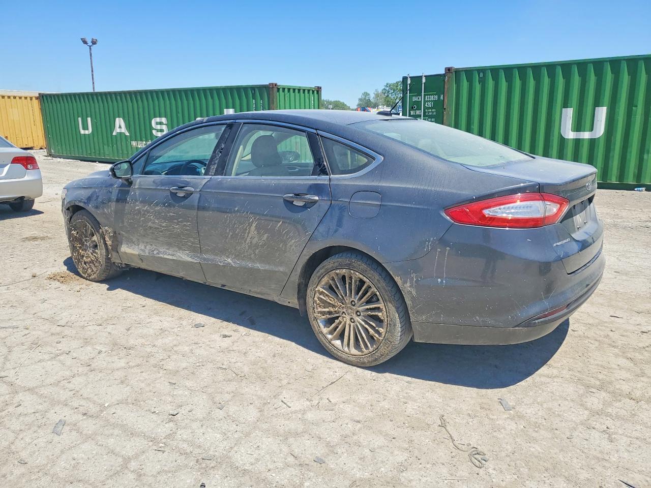 2015 Ford Fusion Se Gray vin: 3FA6P0HD5FR276220