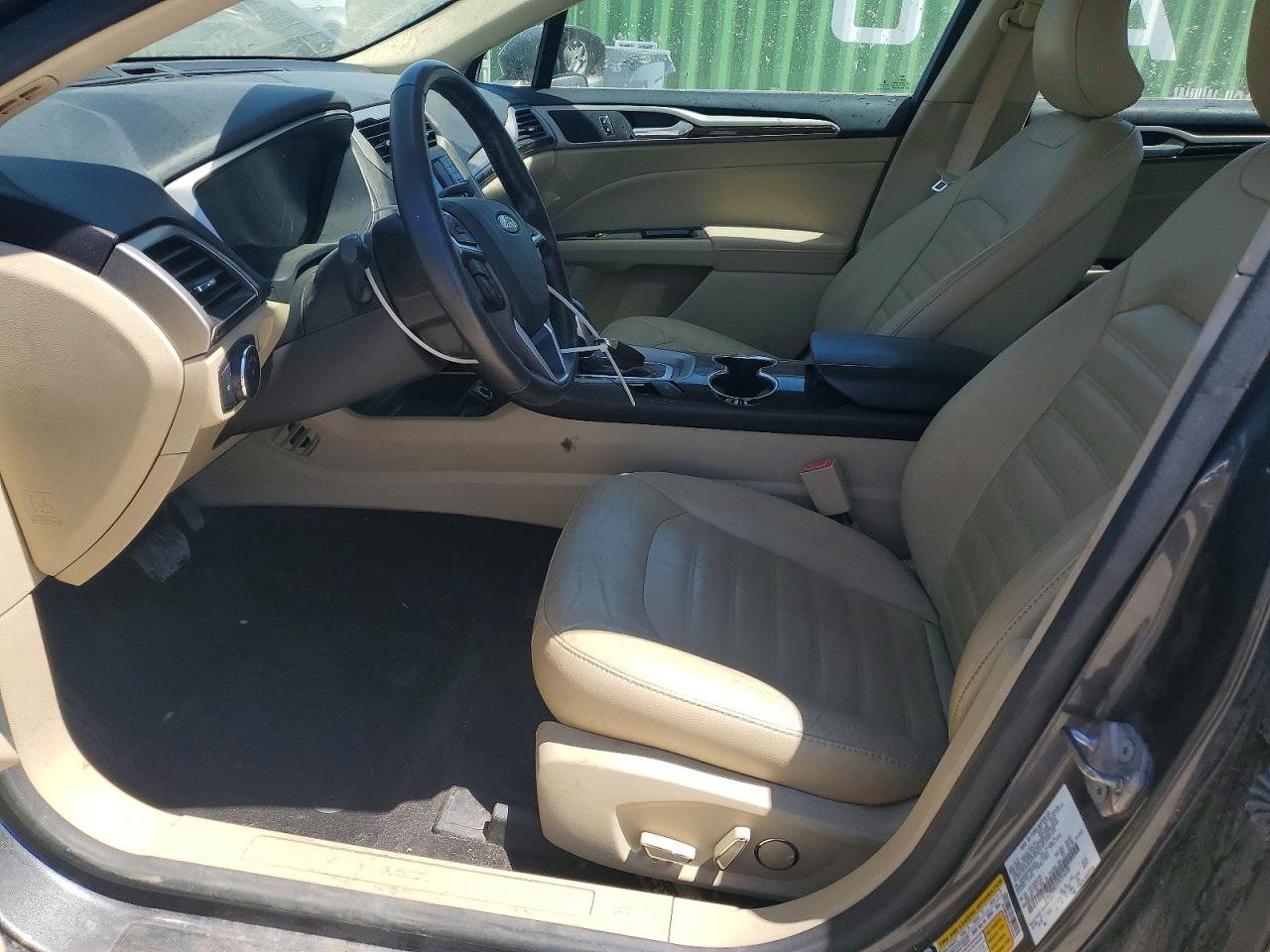 2015 Ford Fusion Se Gray vin: 3FA6P0HD5FR276220