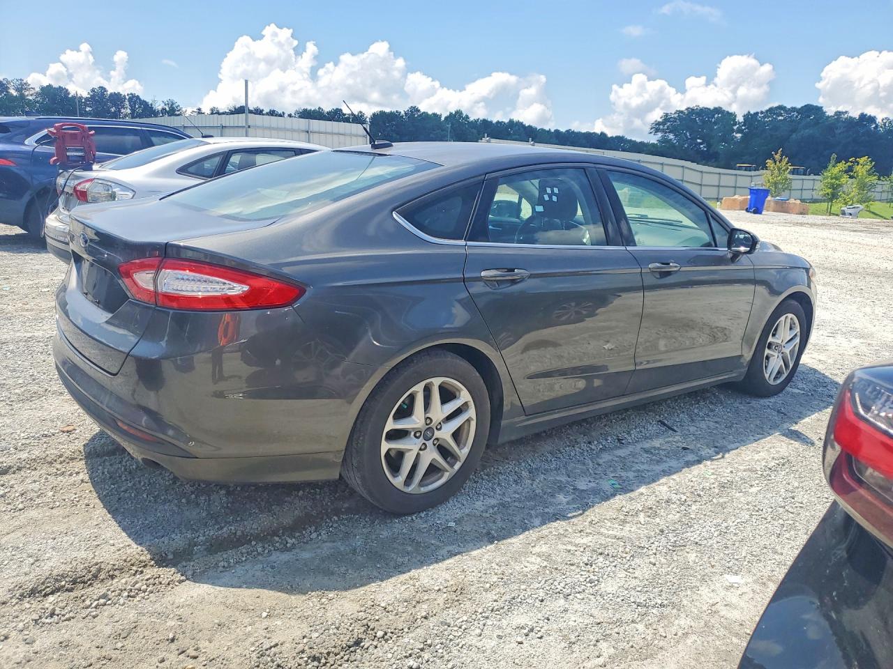 2015 Ford Fusion Se Gray vin: 3FA6P0HD5FR281496