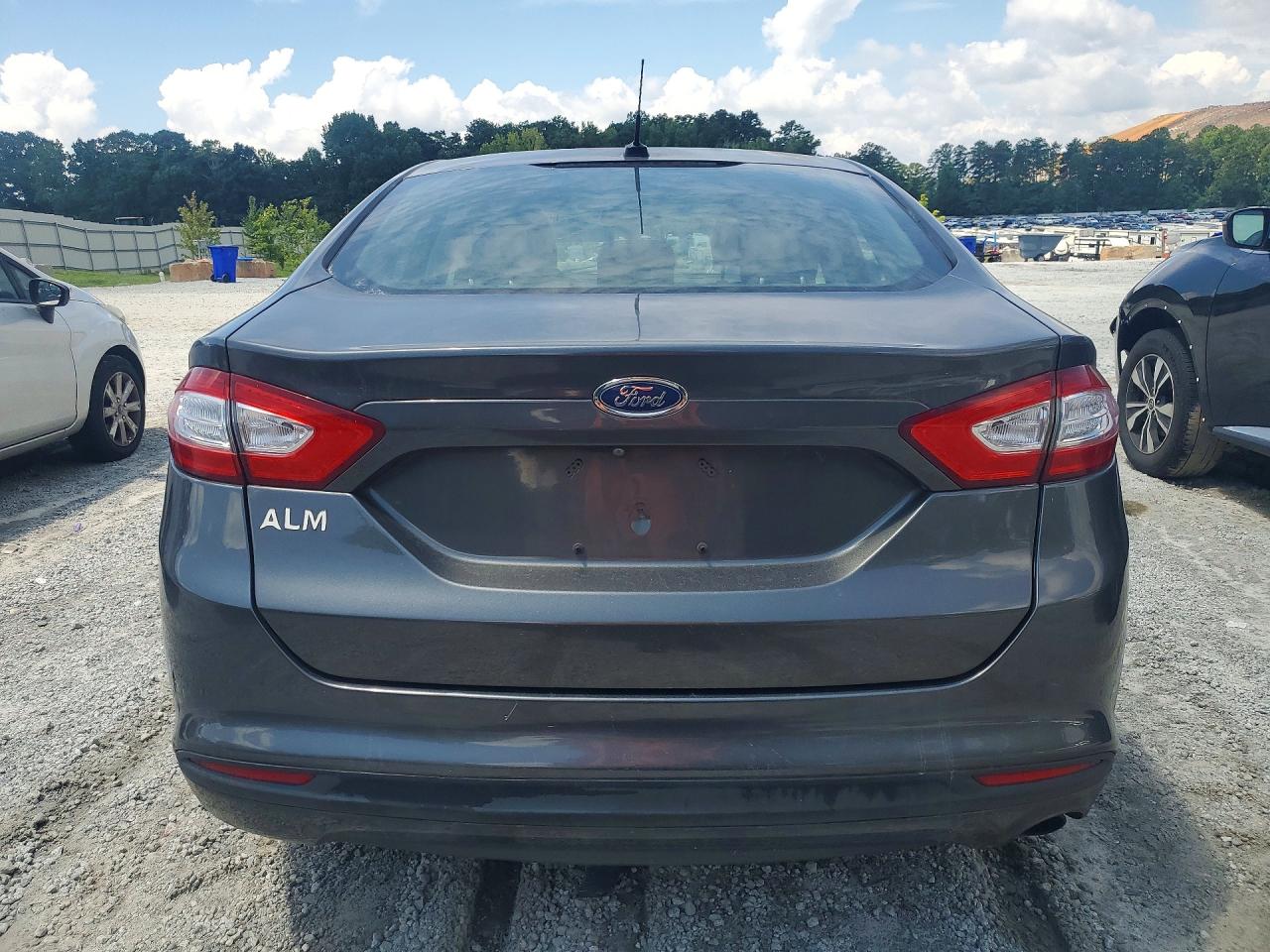 2015 Ford Fusion Se Gray vin: 3FA6P0HD5FR281496
