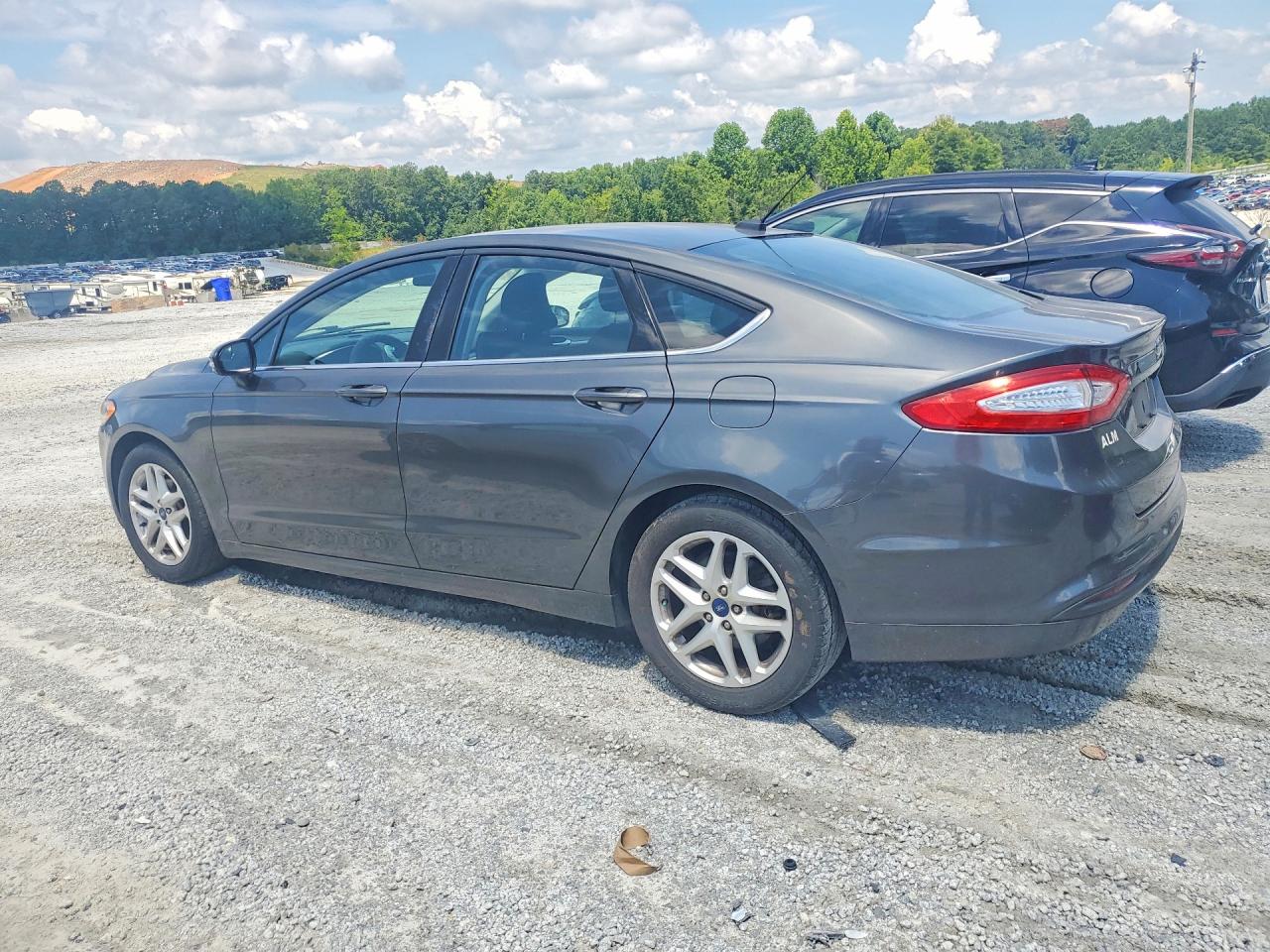 2015 Ford Fusion Se Gray vin: 3FA6P0HD5FR281496
