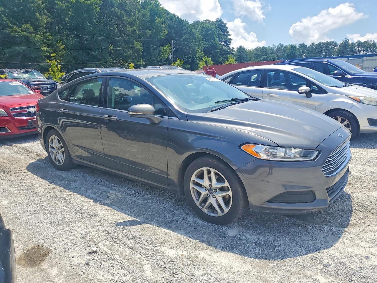 2015 Ford Fusion Se Gray vin: 3FA6P0HD5FR281496