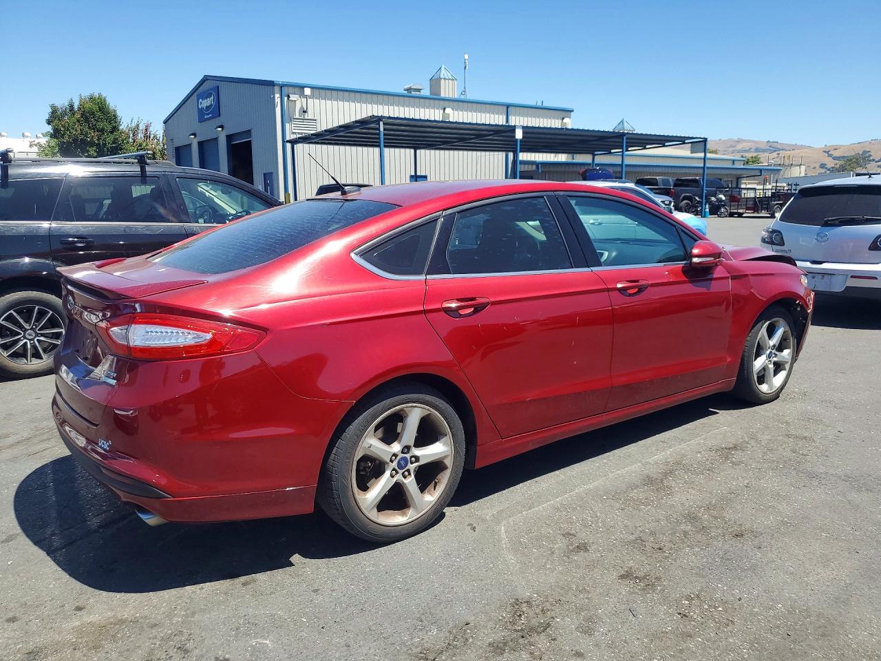 2015 Ford Fusion Se Red vin: 3FA6P0HD5FR281806