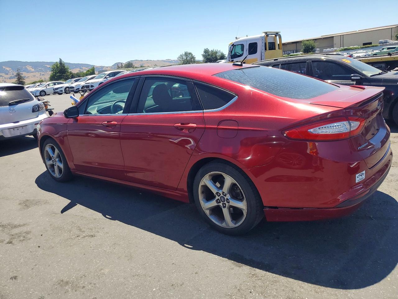 2015 Ford Fusion Se Red vin: 3FA6P0HD5FR281806