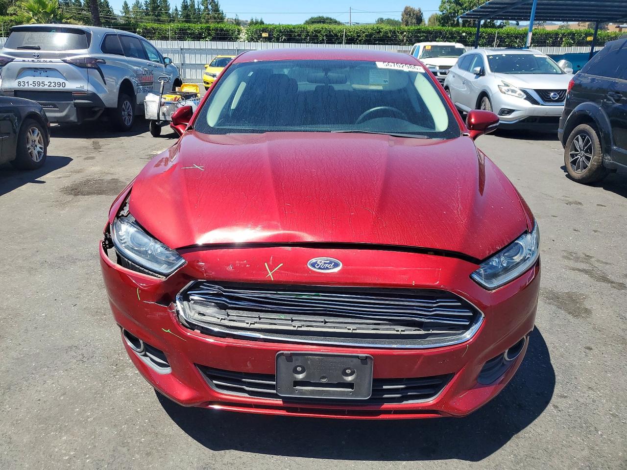 2015 Ford Fusion Se Red vin: 3FA6P0HD5FR281806