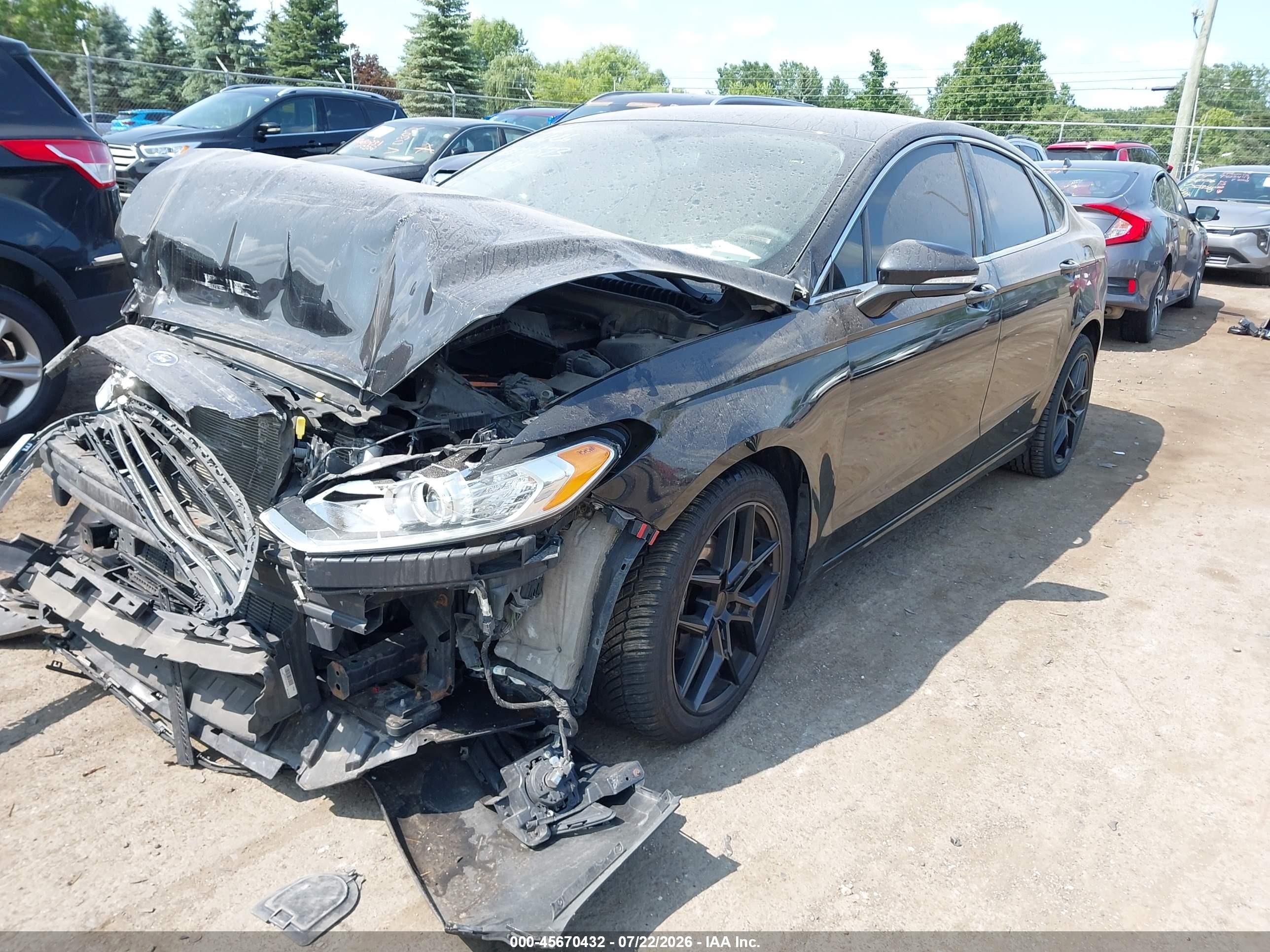 2015 Ford Fusion Se Black vin: 3FA6P0HD5FR291624