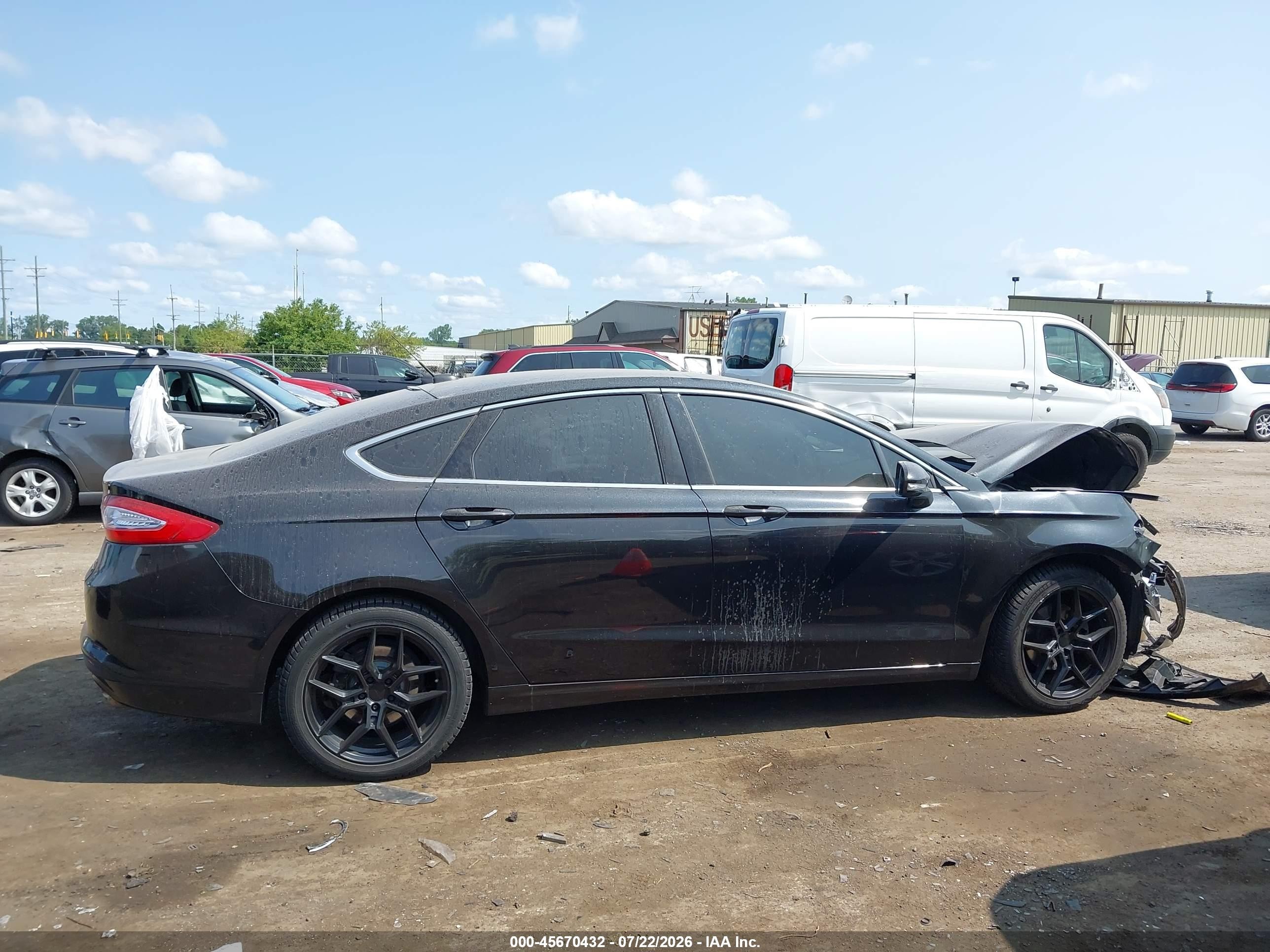 2015 Ford Fusion Se Black vin: 3FA6P0HD5FR291624