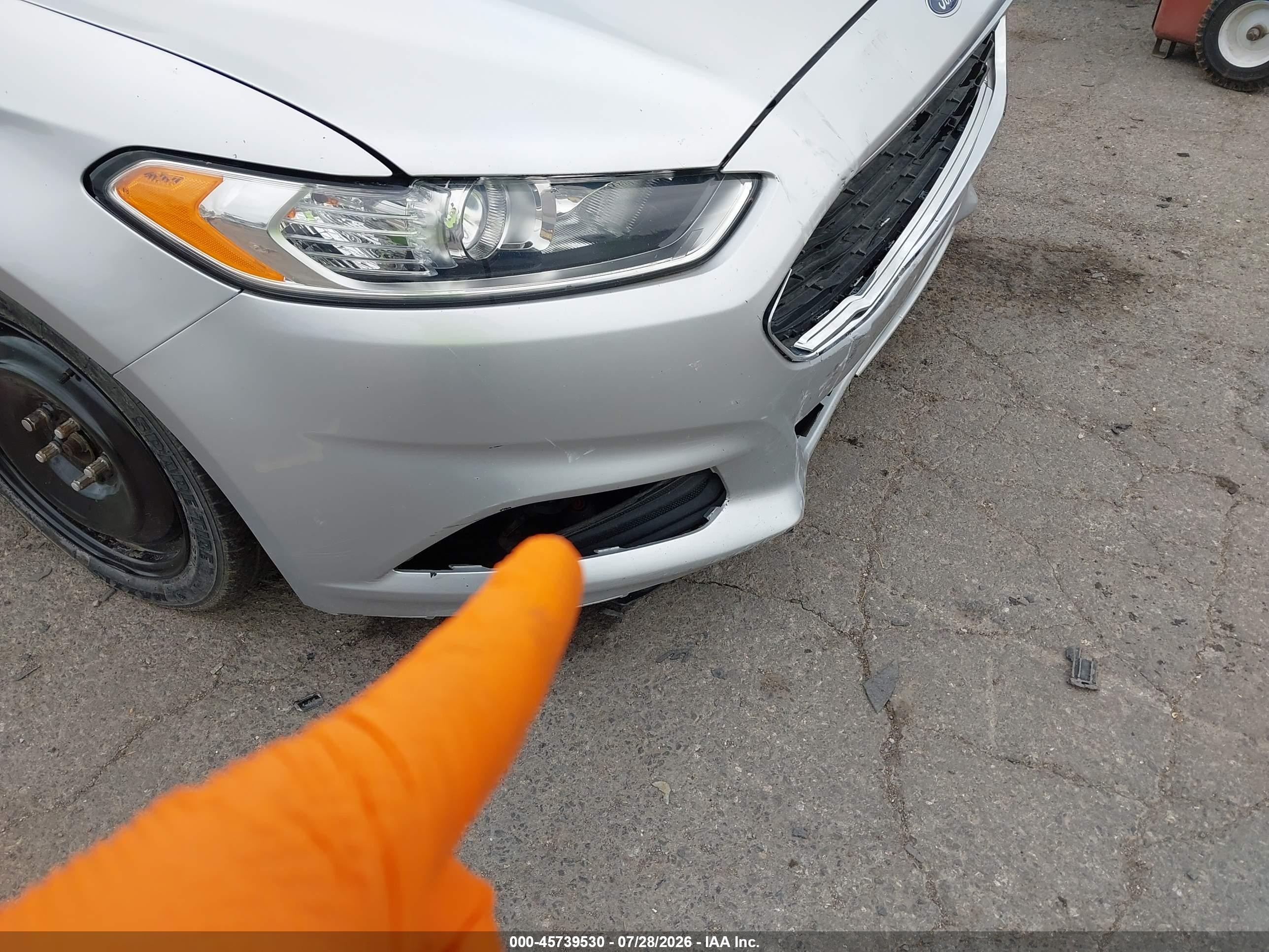 2015 Ford Fusion Se Silver vin: 3FA6P0HD5FR306087