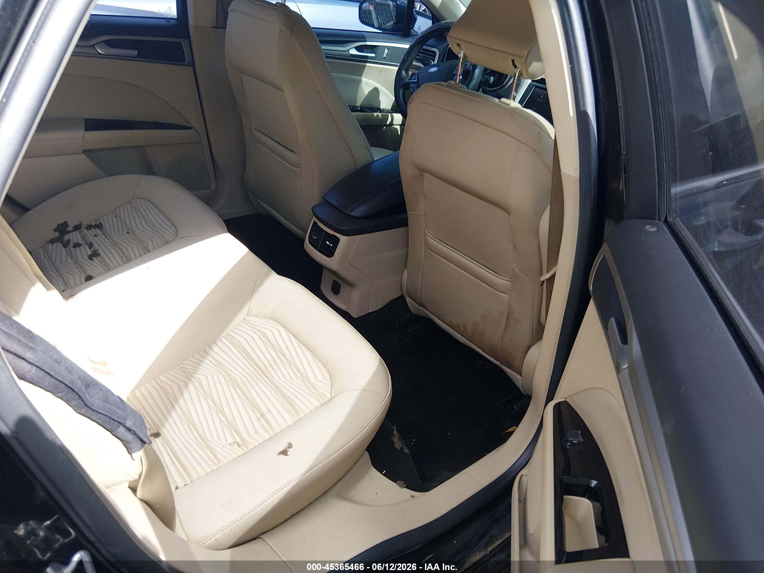 2016 Ford Fusion Se Black vin: 3FA6P0HD5GR350589