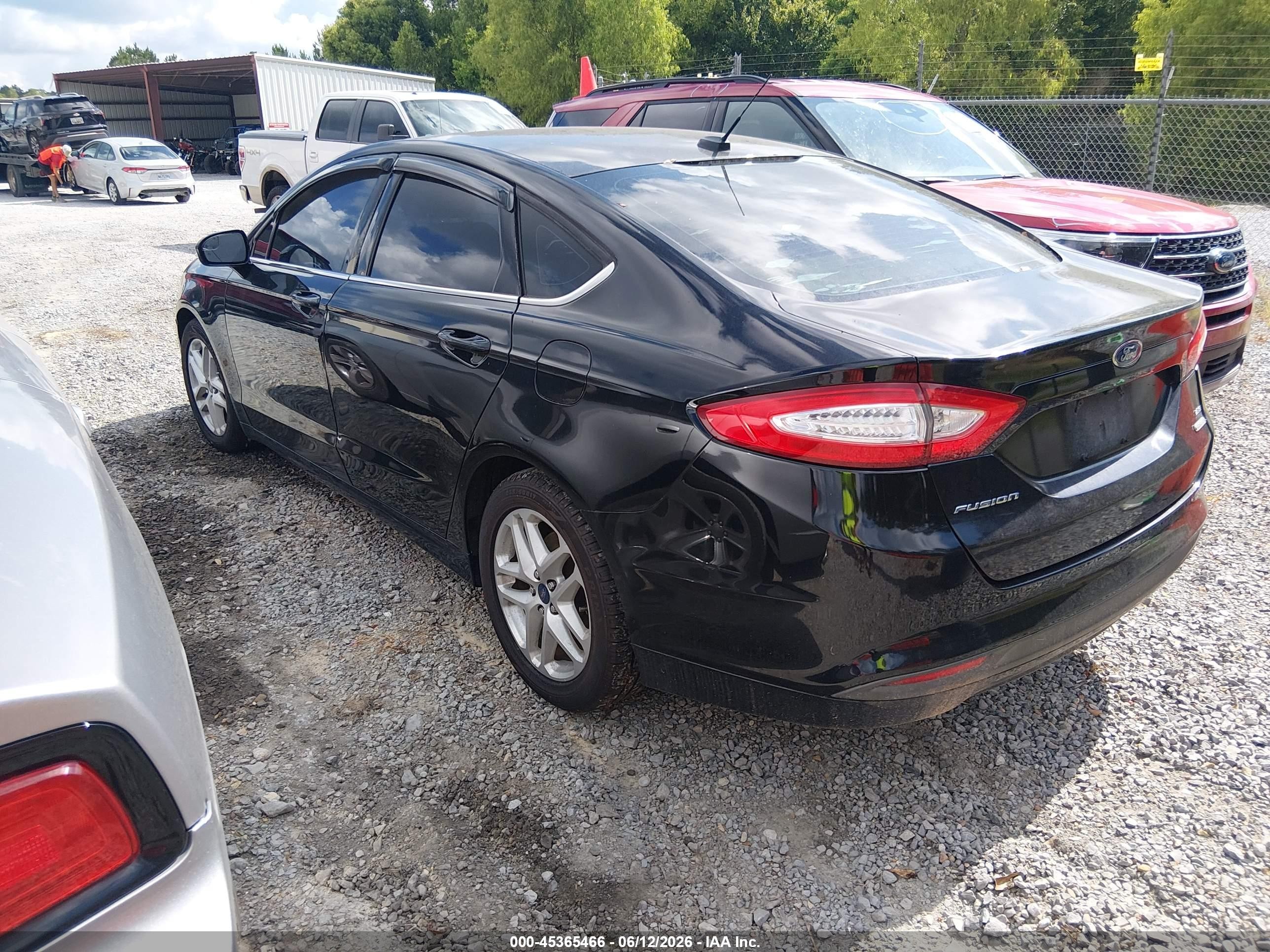 2016 Ford Fusion Se Black vin: 3FA6P0HD5GR350589