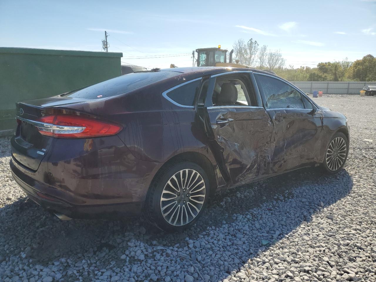 2017 Ford Fusion Se Maroon vin: 3FA6P0HD5HR193602