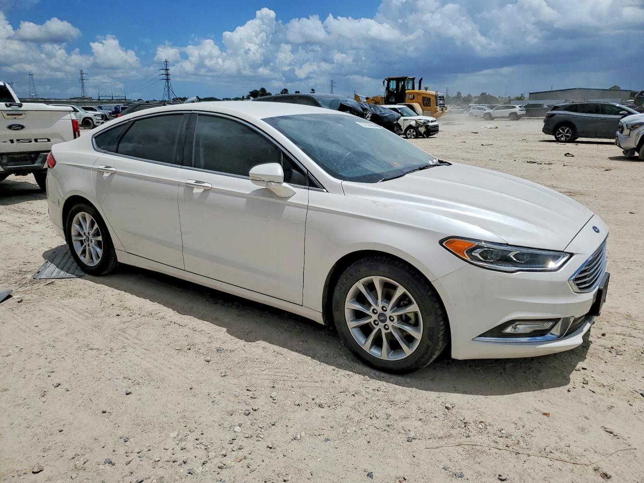 2017 Ford Fusion Se Белый vin: 3FA6P0HD5HR228560