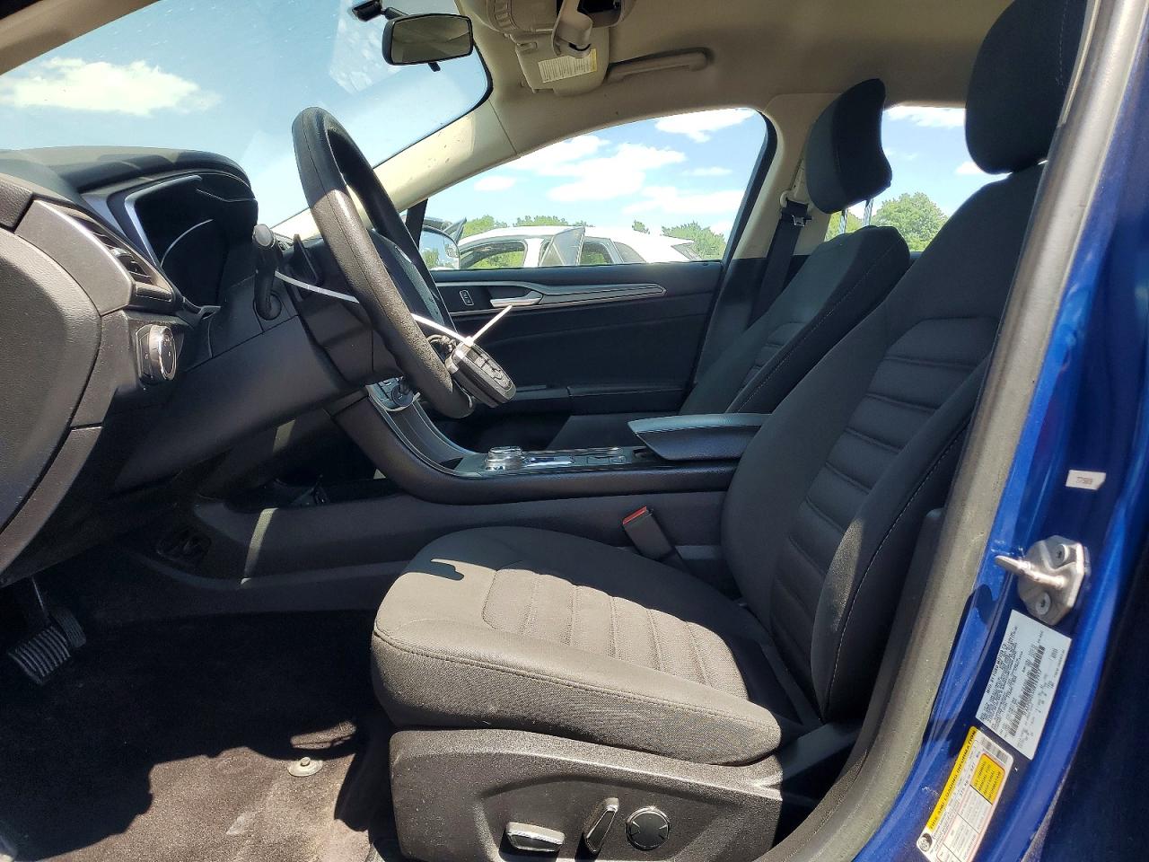 2017 Ford Fusion Se Blue vin: 3FA6P0HD5HR282957